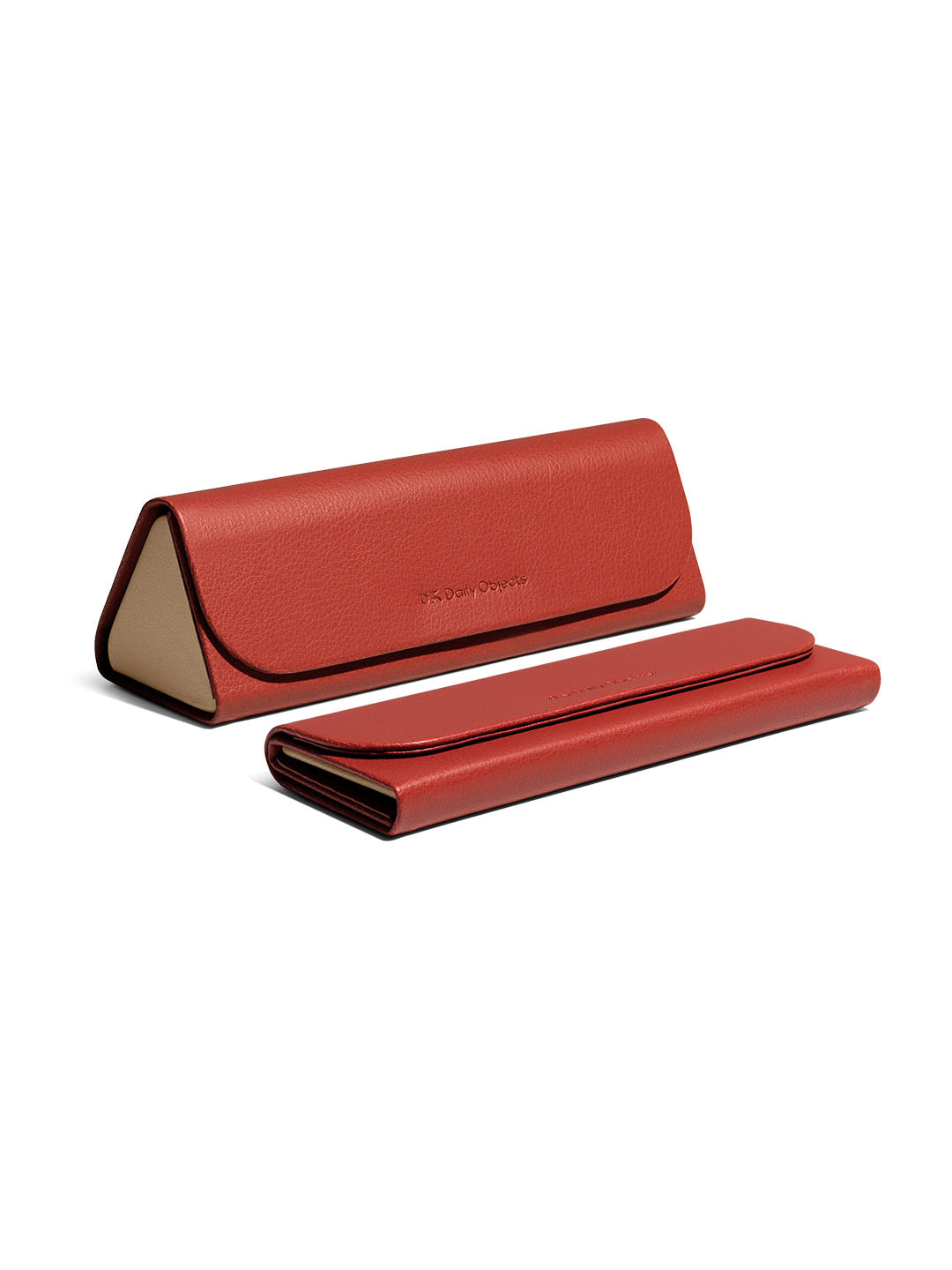 Terracotta Red - Foldaway Slim Eyewear/Sunglass Case