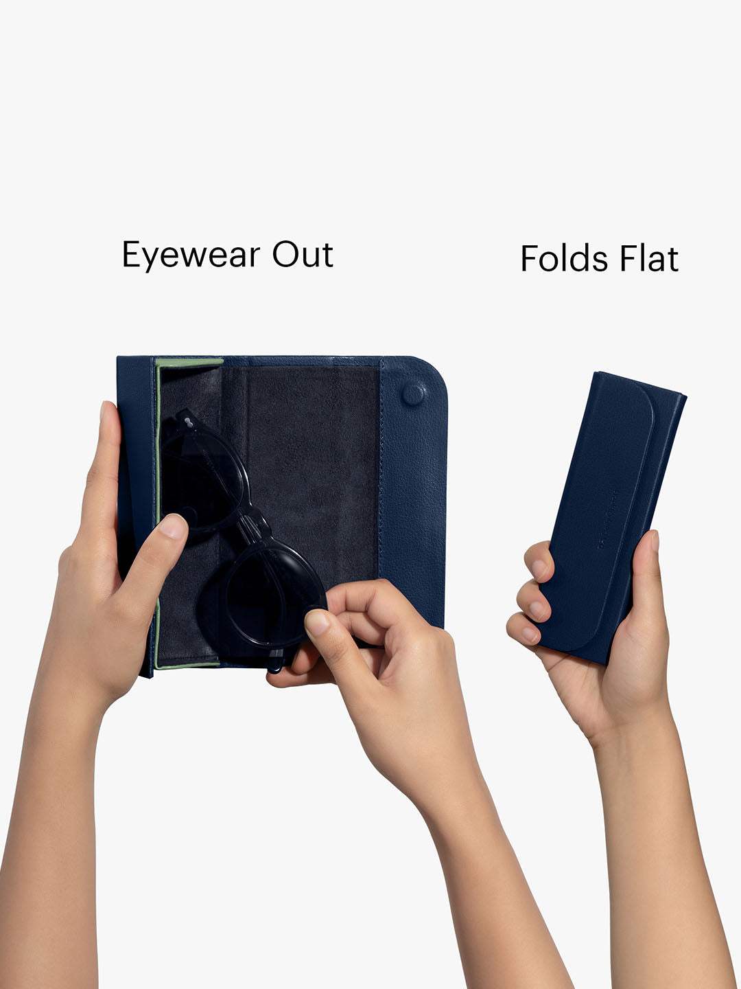 Space Blue - Foldaway Slim Eyewear/Sunglass Case
