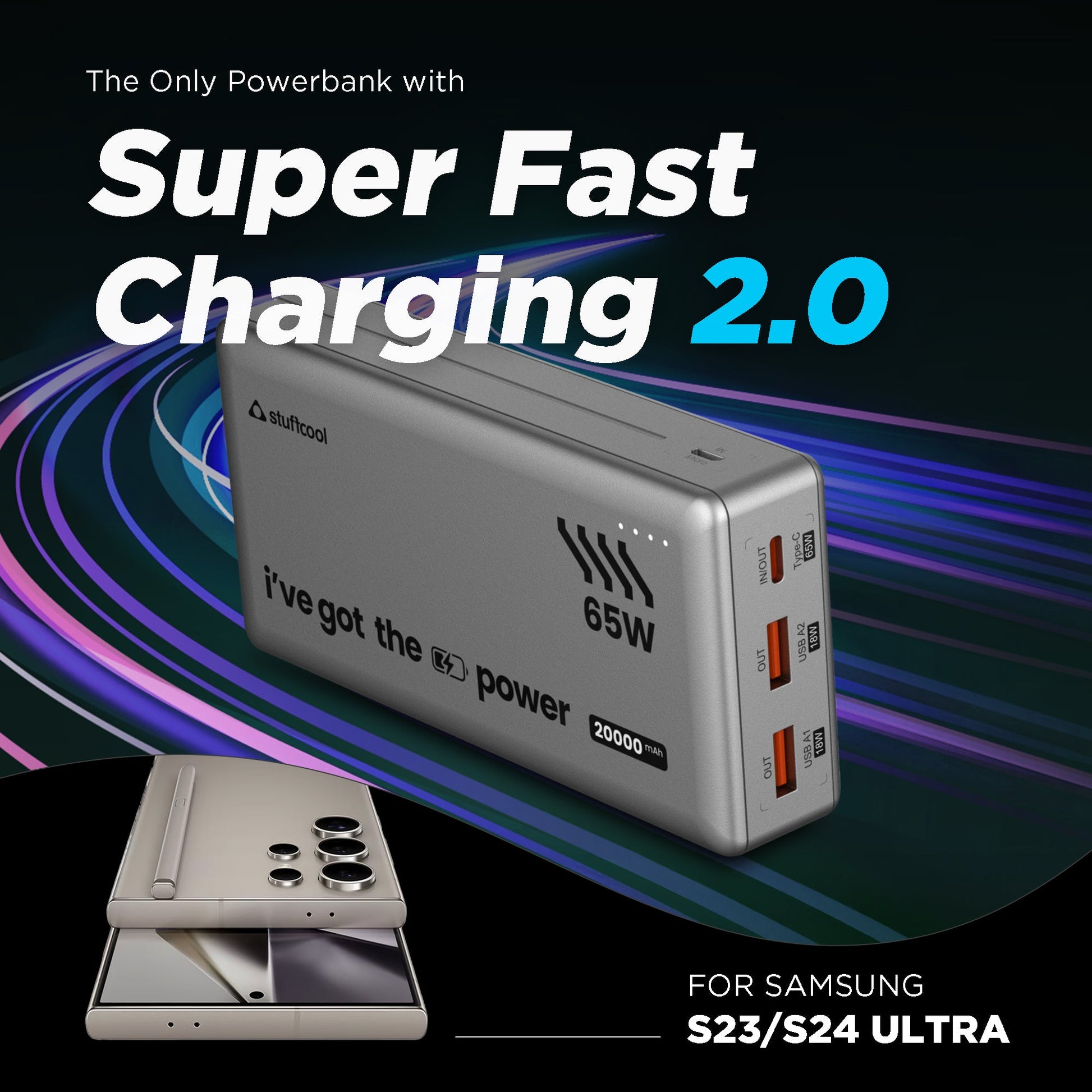 Major Ultra 20000 mah 65w PD for laptops