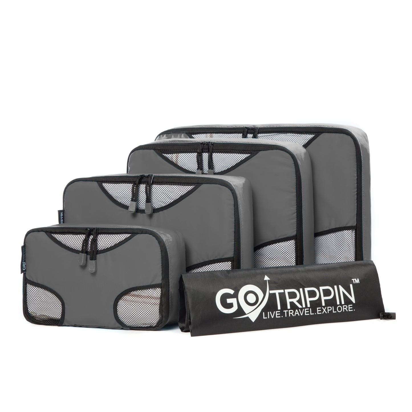 Gotrippin Packing Cubes Grey