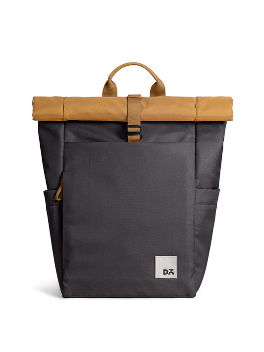 Amber-Charcoal Miles Roll Top Backpack