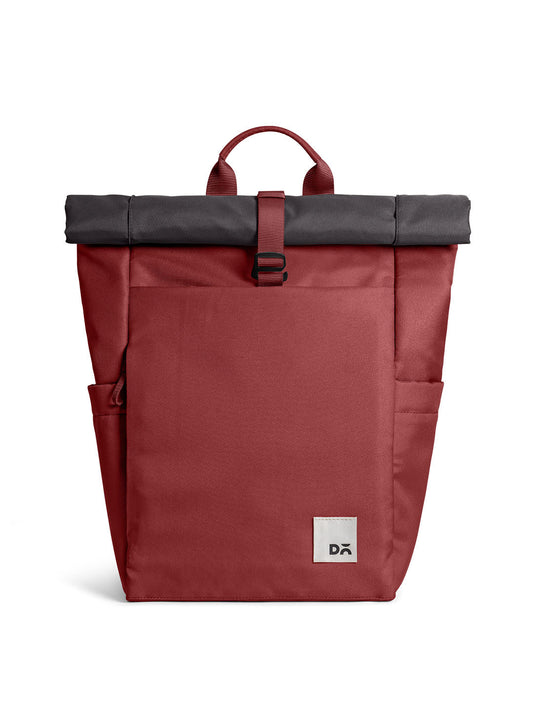Charcoal-Red Clay Miles Roll Top Backpack