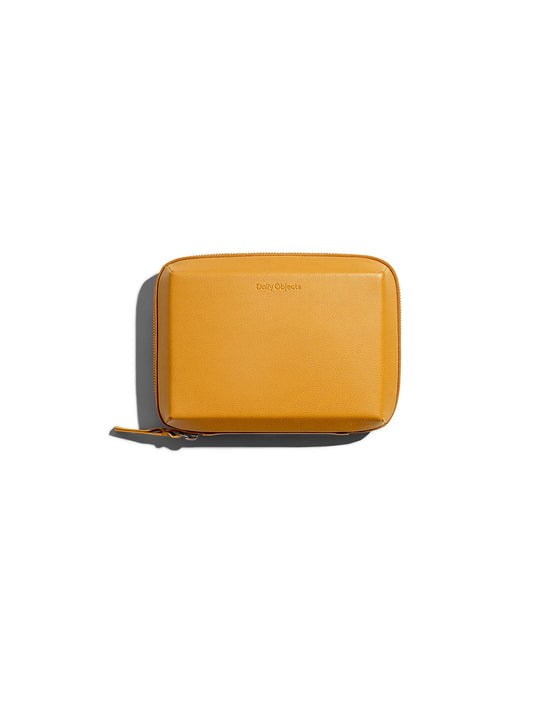 Marshal Mini Tech Kit Organiser - Leatherite - Mustard