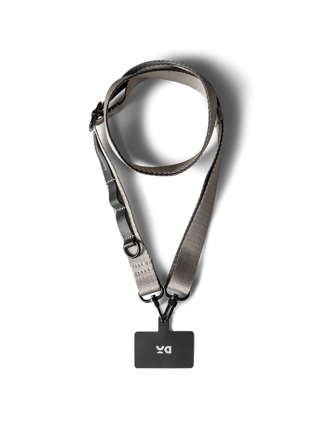 Grey Crossbody Utility Phone Lanyard - Strap