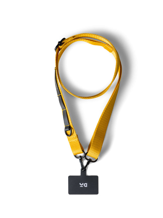 Yellow Crossbody Utility Phone Lanyard - Strap