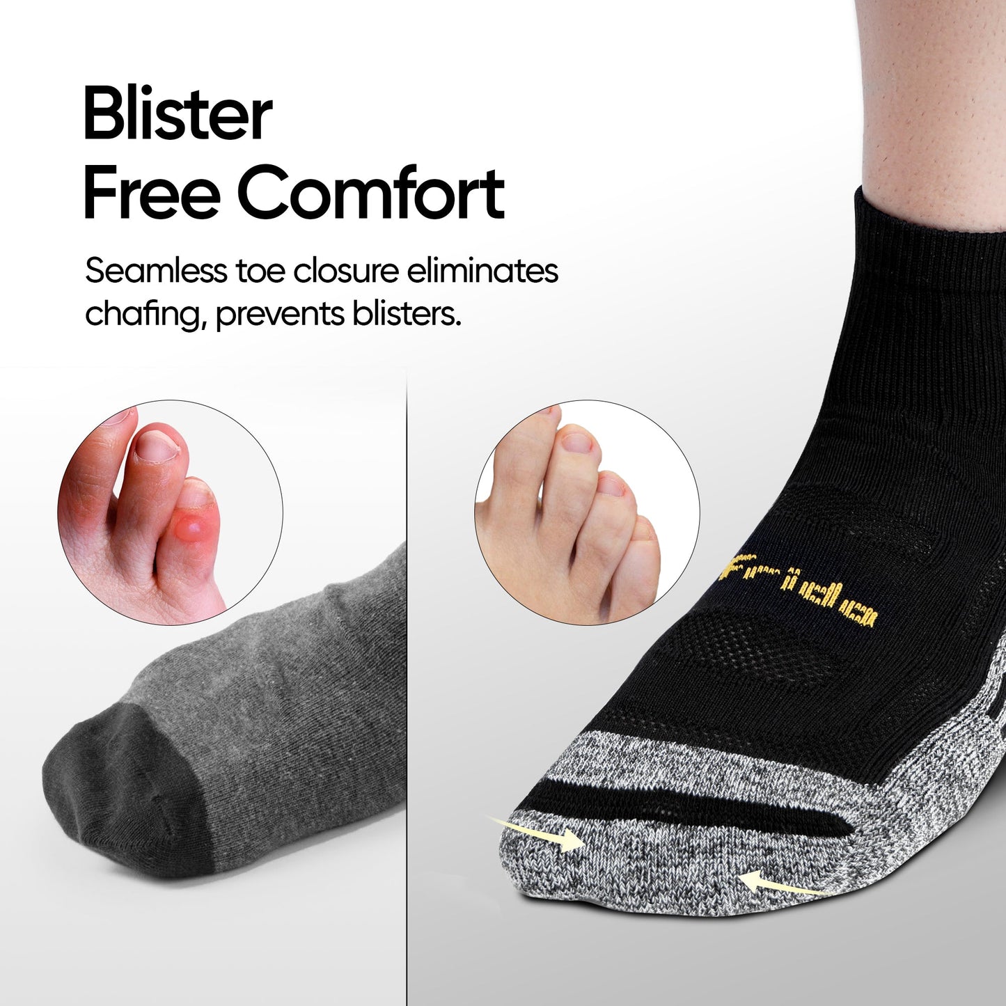Active Quarter Socks