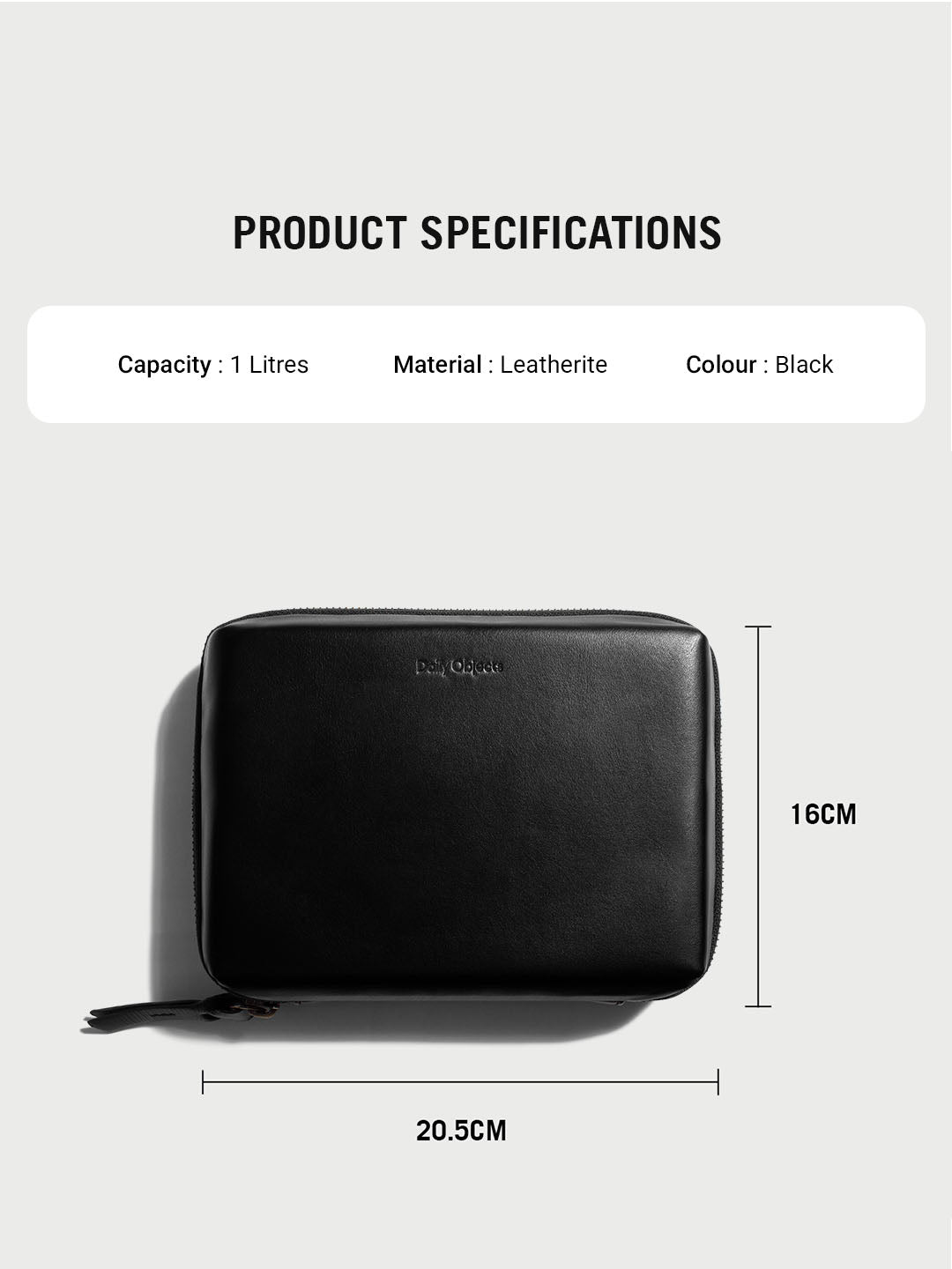 Marshal Tech Kit Organiser - Leatherite - Black
