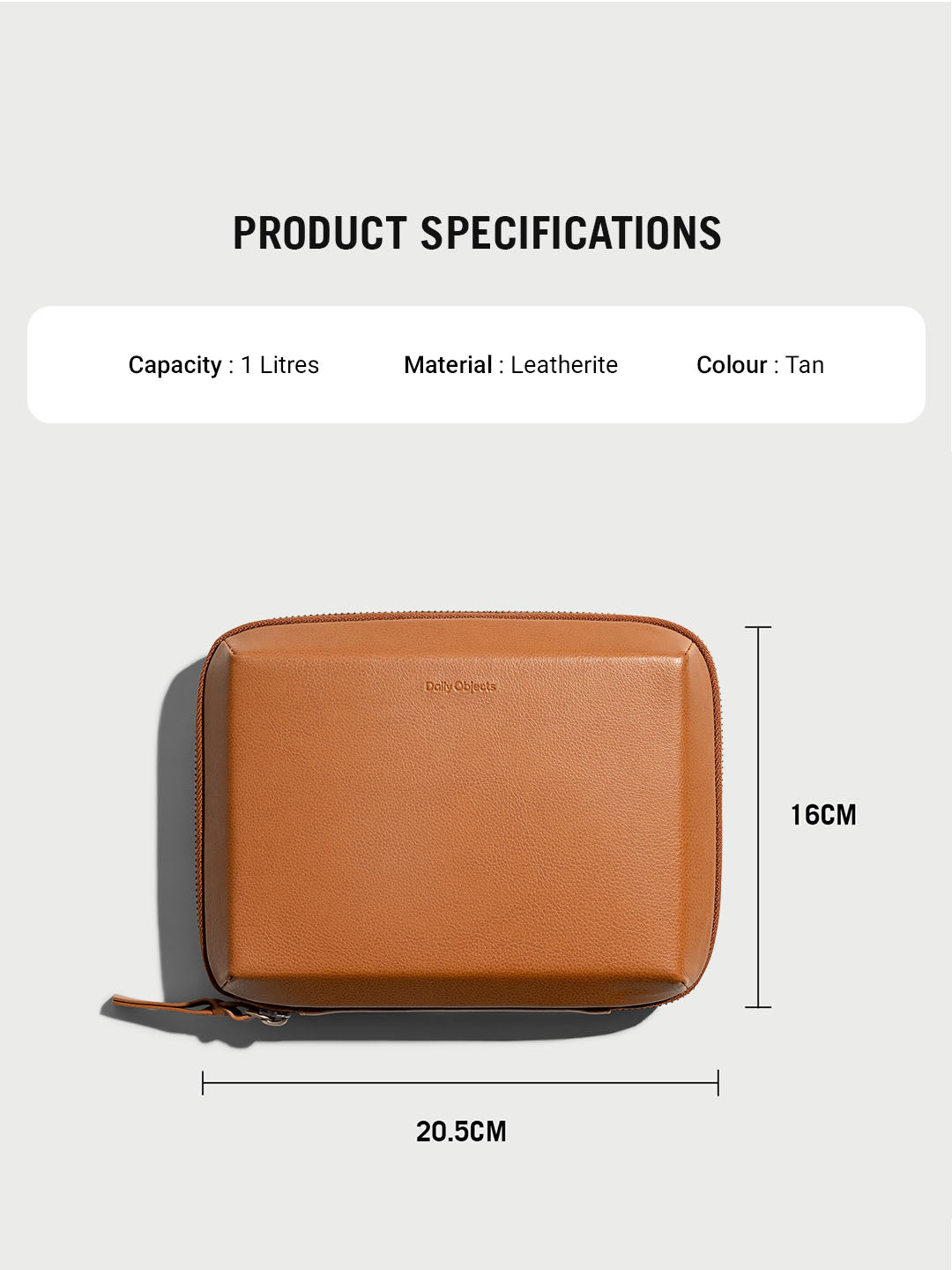 Marshal Tech Kit Organiser - Leatherite - Tan