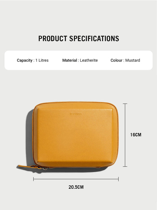 Marshal Tech Kit Organiser - Leatherite - Mustard