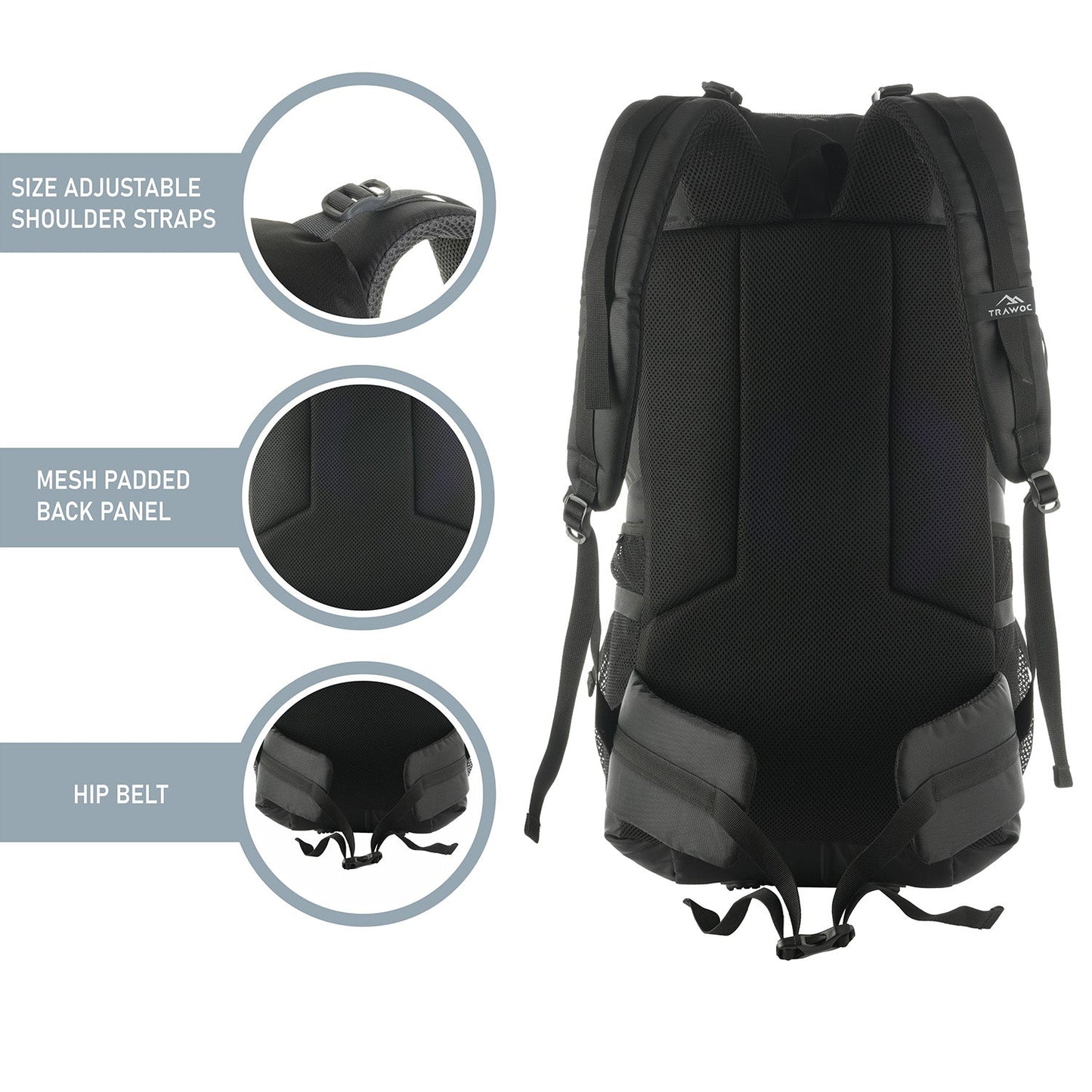 ALPHA 50 L Travel Backpack, Unisex