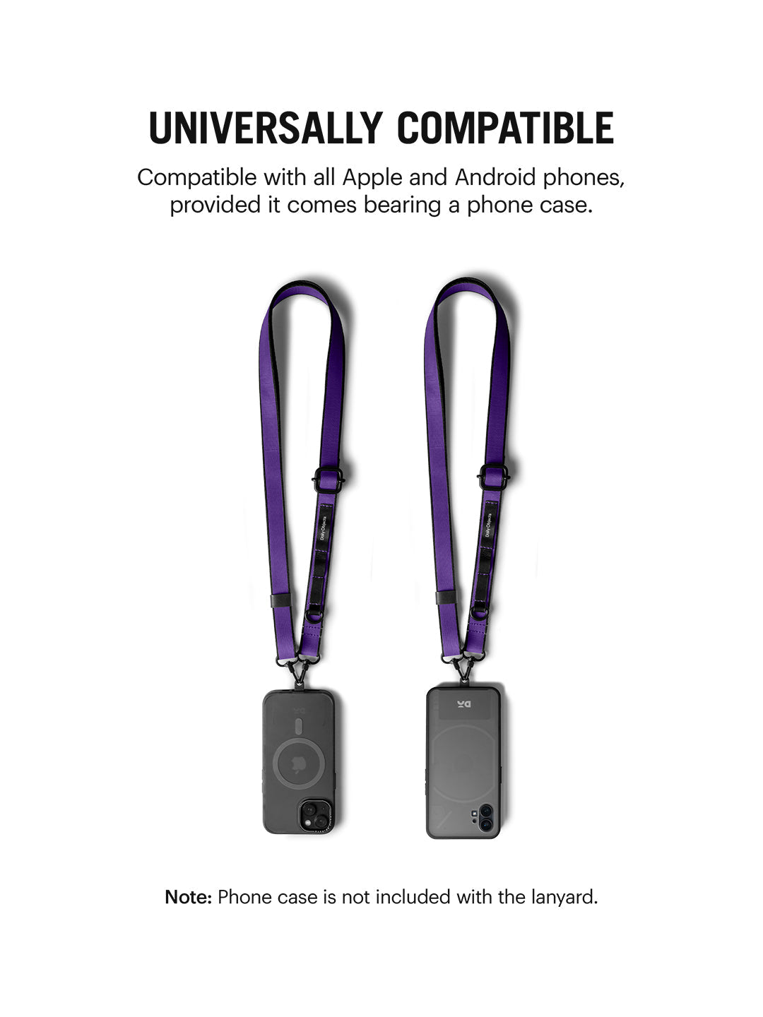 Purple Strobe Lanyards