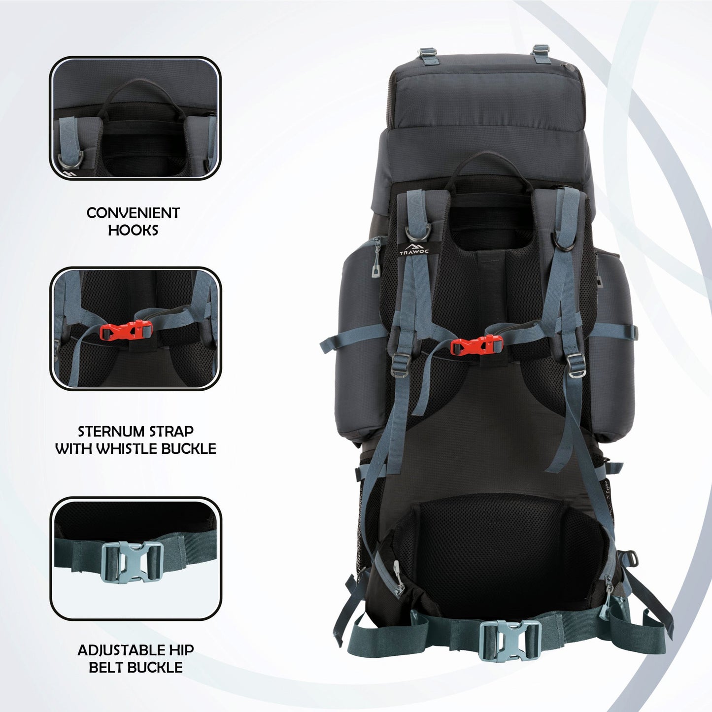 TRAILMASTER 80L Rucksack Bag