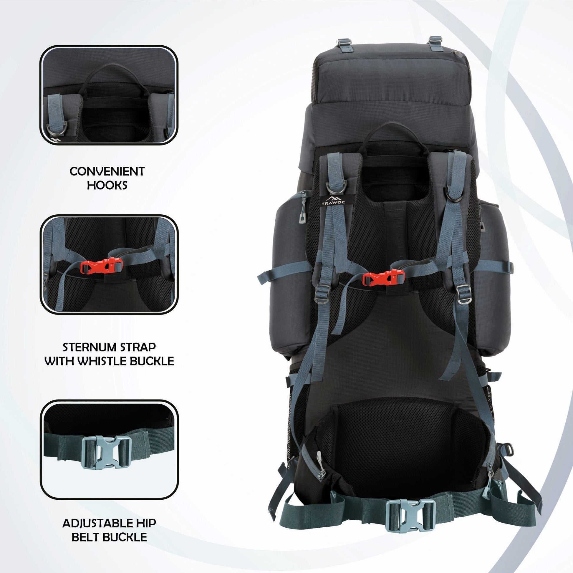 TRAILMASTER 80L Rucksack Bag