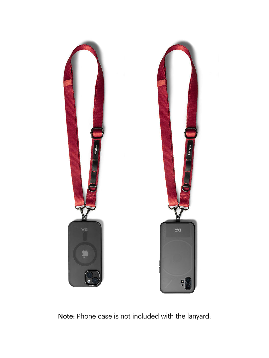 Red Crossbody Utility Phone Lanyard - Strap