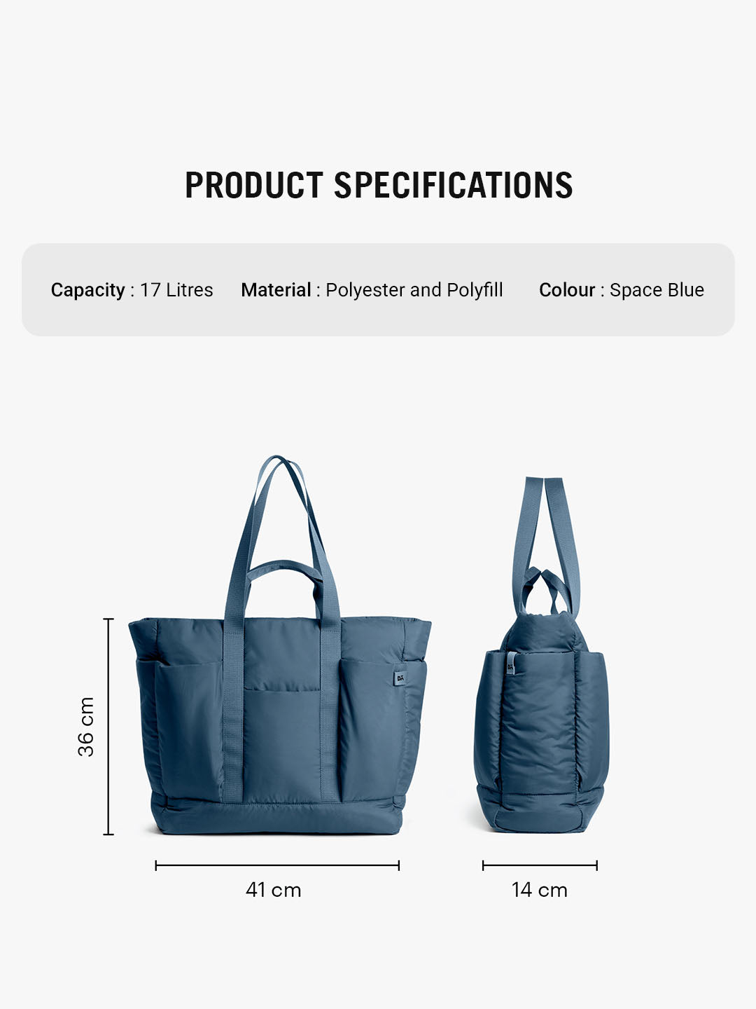 Space Blue Idyll Tote