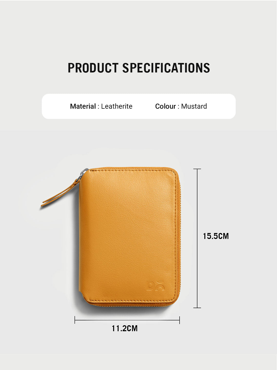 Check-in Passport Wallet - Mustard