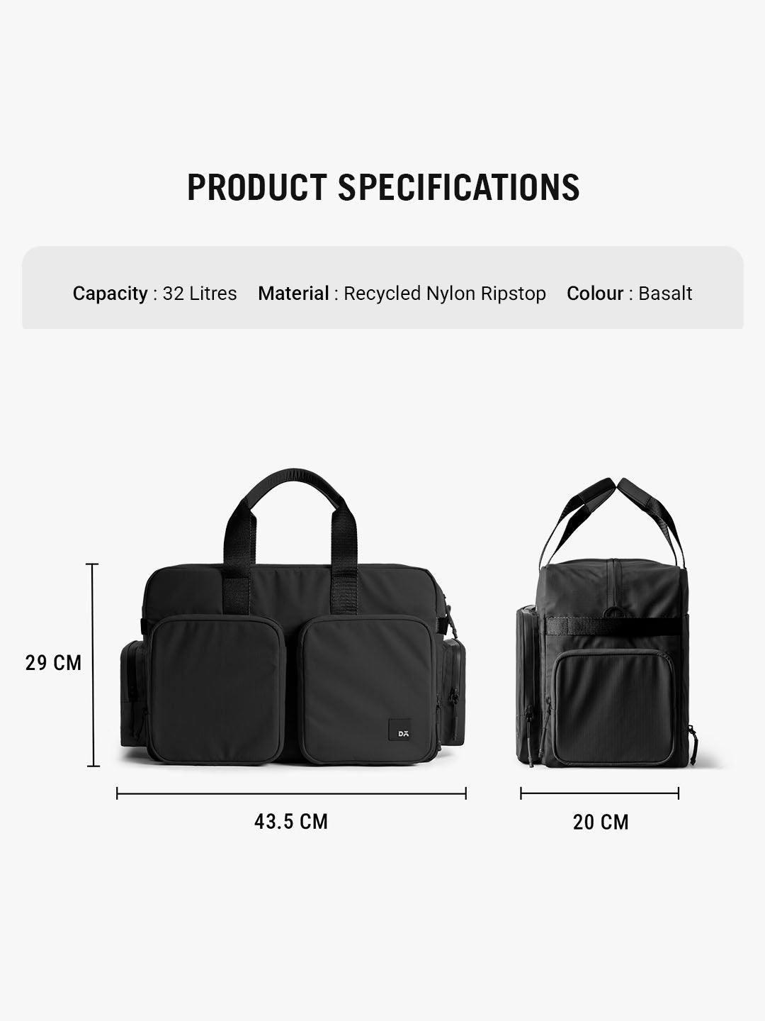 Pivot Duffle - Basalt