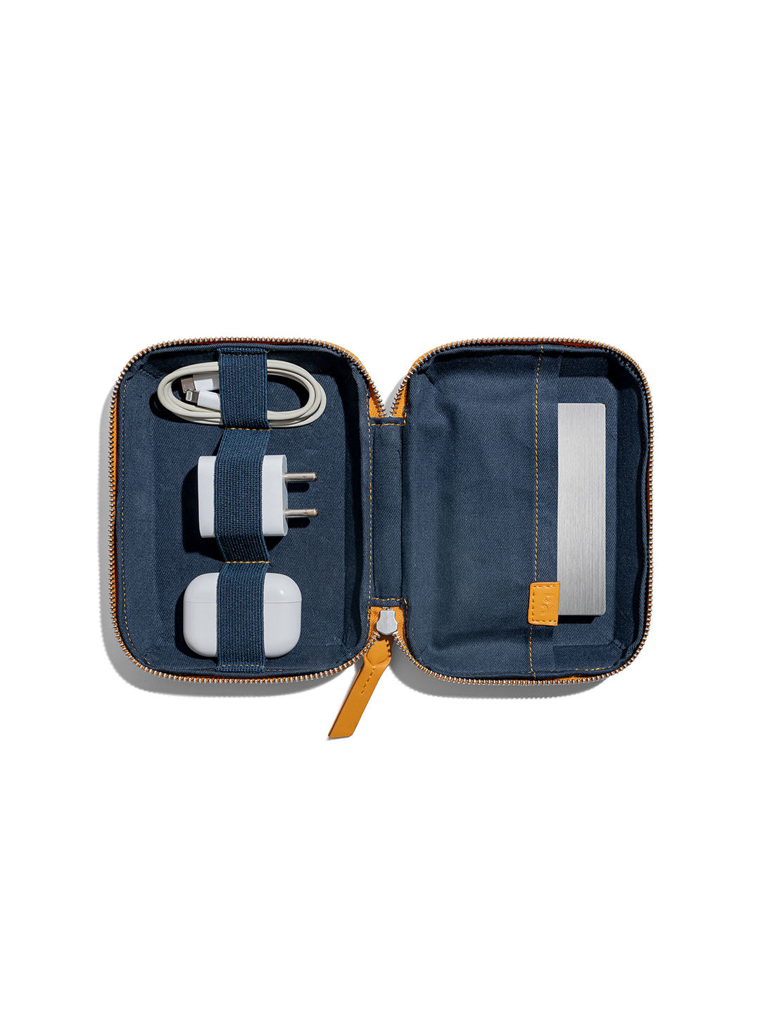 Marshal Mini Tech Kit Organiser - Leatherite - Mustard