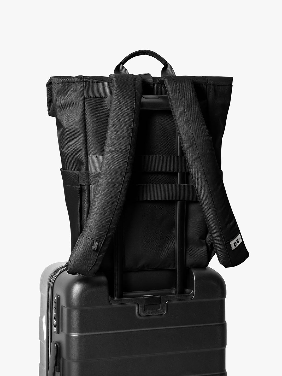 Space Black Miles Roll Top Backpack