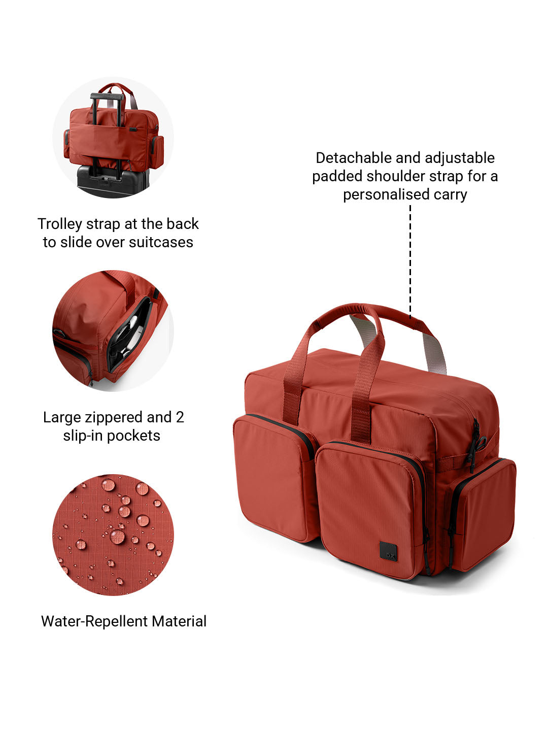 Pivot Duffle - Coral
