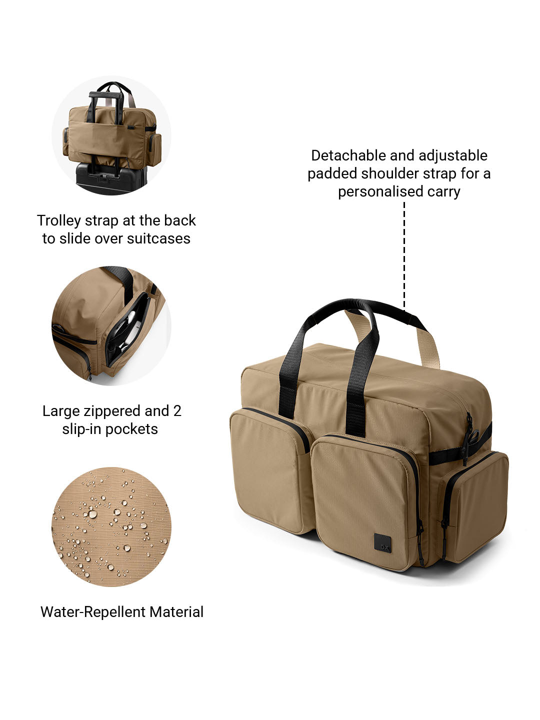 Pivot Duffle - Sand