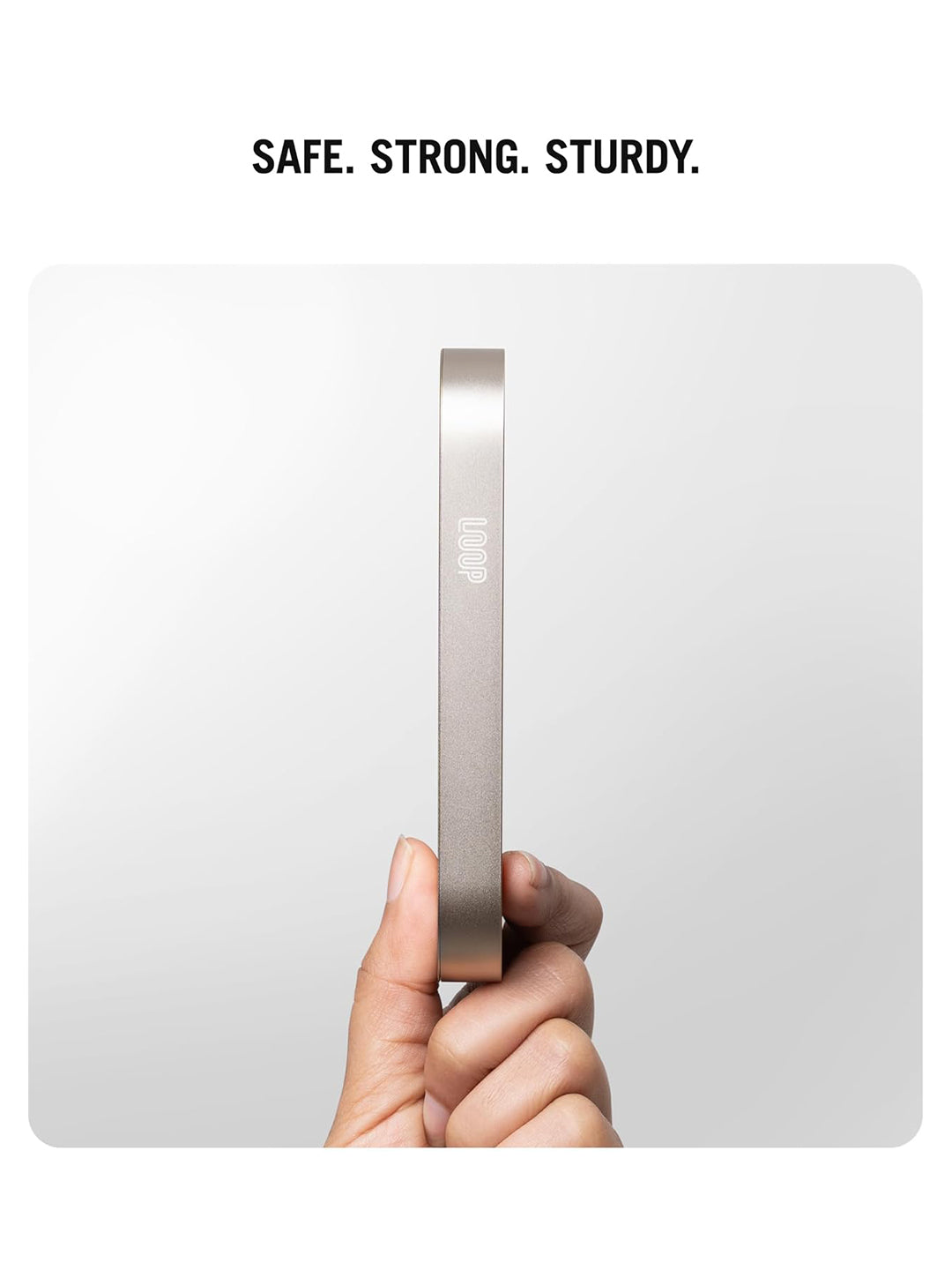 Loop Universal Aluminium Power Bank 10000 mAh - Titanium
