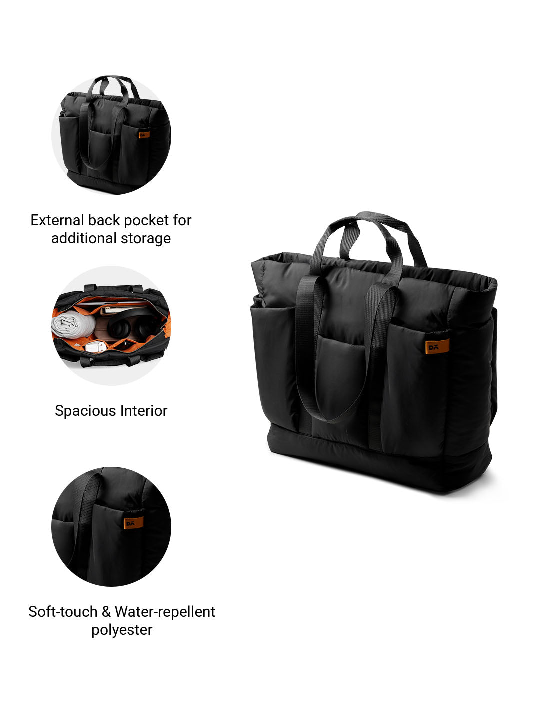 Carbon Black Idyll Tote