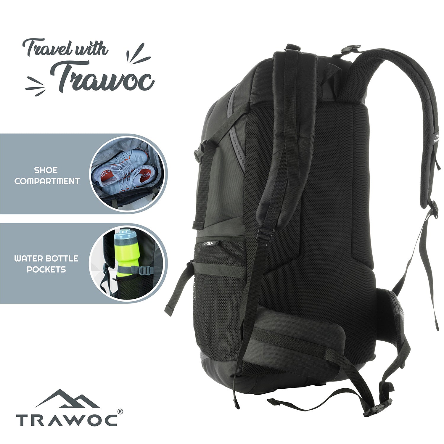 ALPHA 50 L Travel Backpack, Unisex