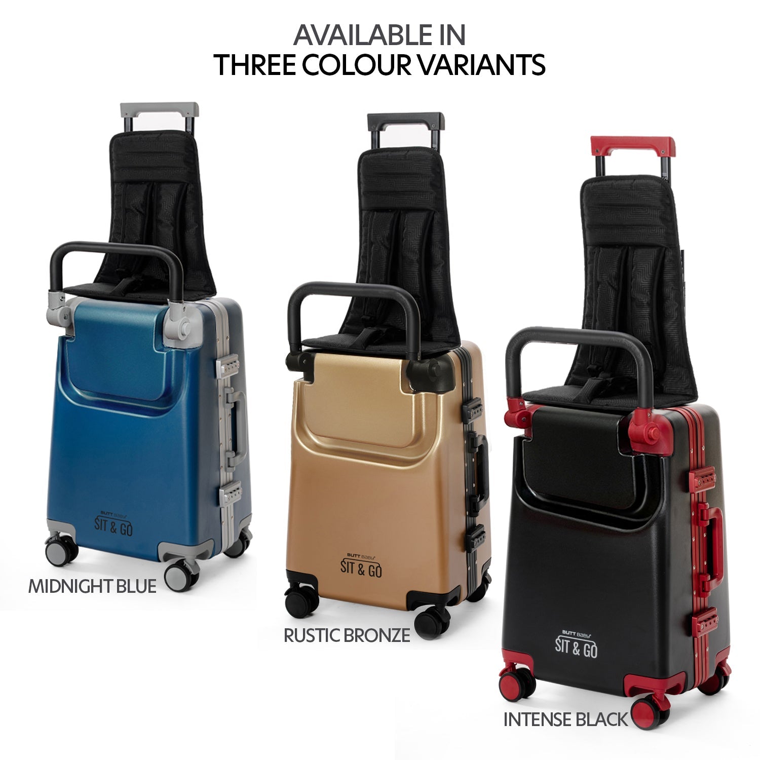 Butt Baby Sit & Go - India's First Cabin Luggage Baby Carrier - Child Safety Harness