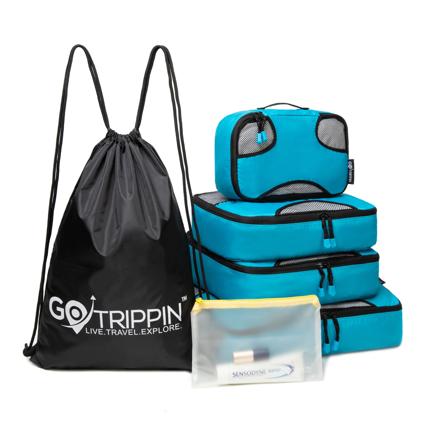Gotrippin Packing Cubes Blue