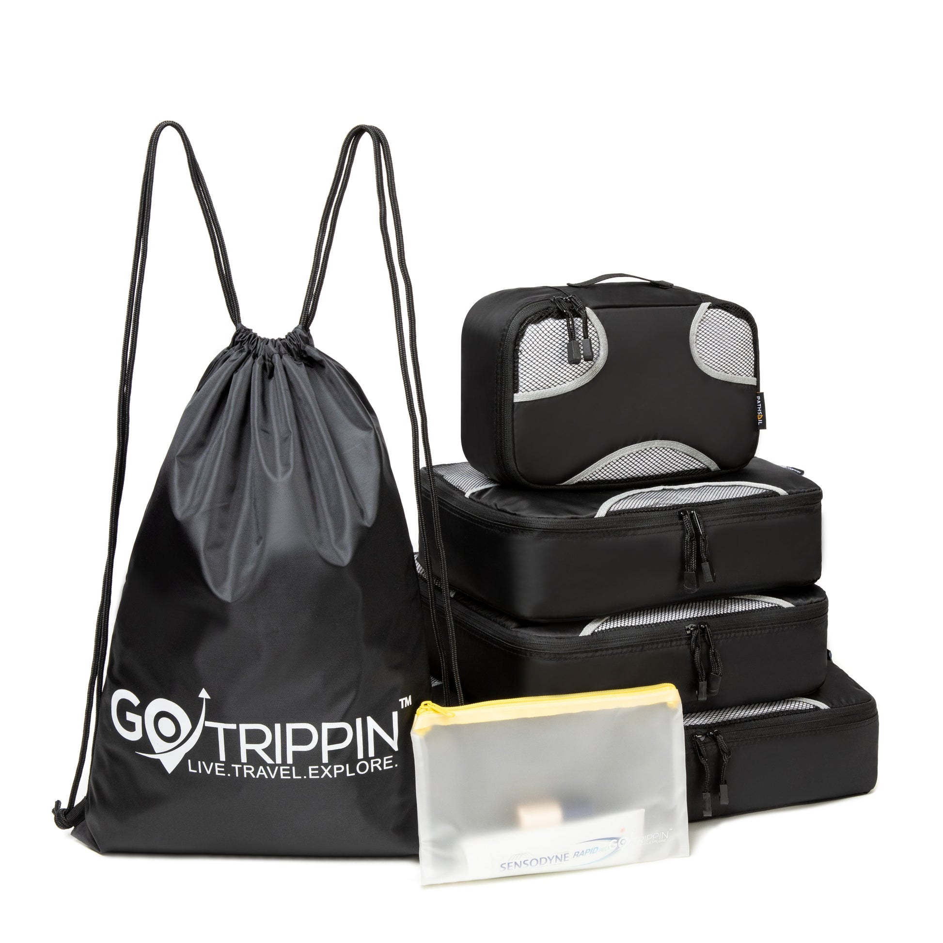 Gotrippin Packing Cubes Black