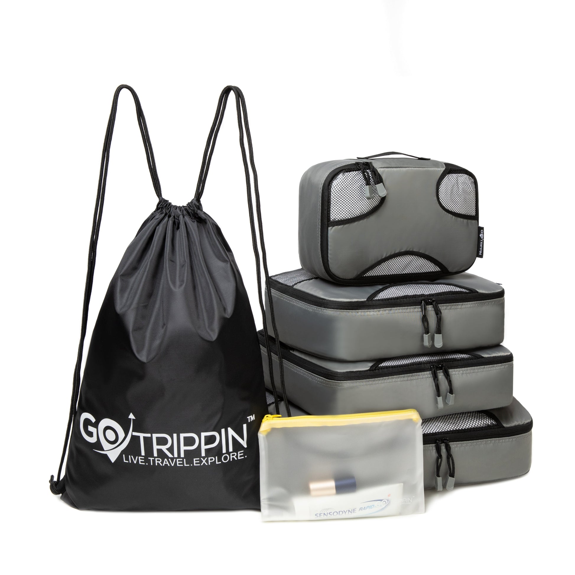 Gotrippin Packing Cubes Grey