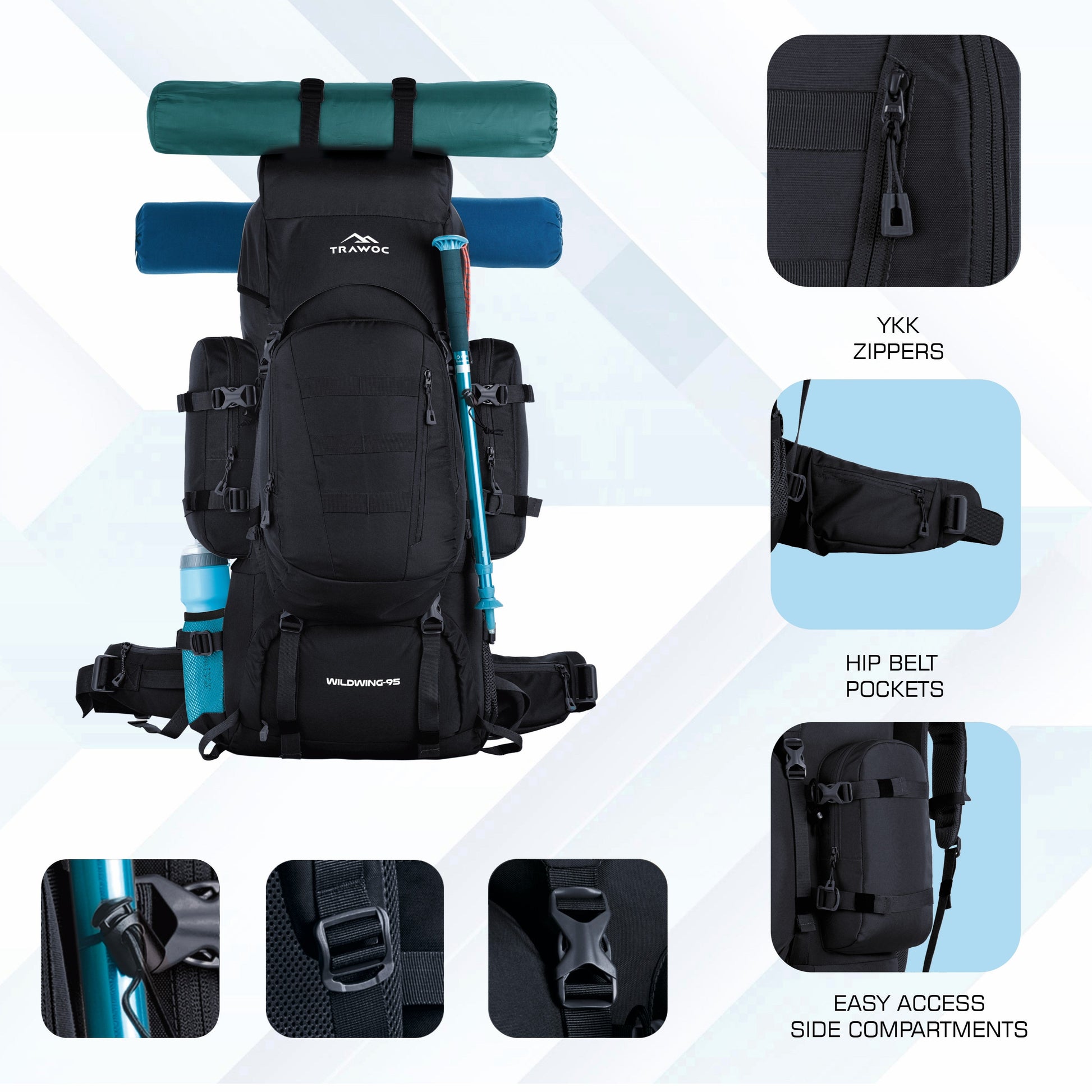 WildWing 80+15 Rucksack