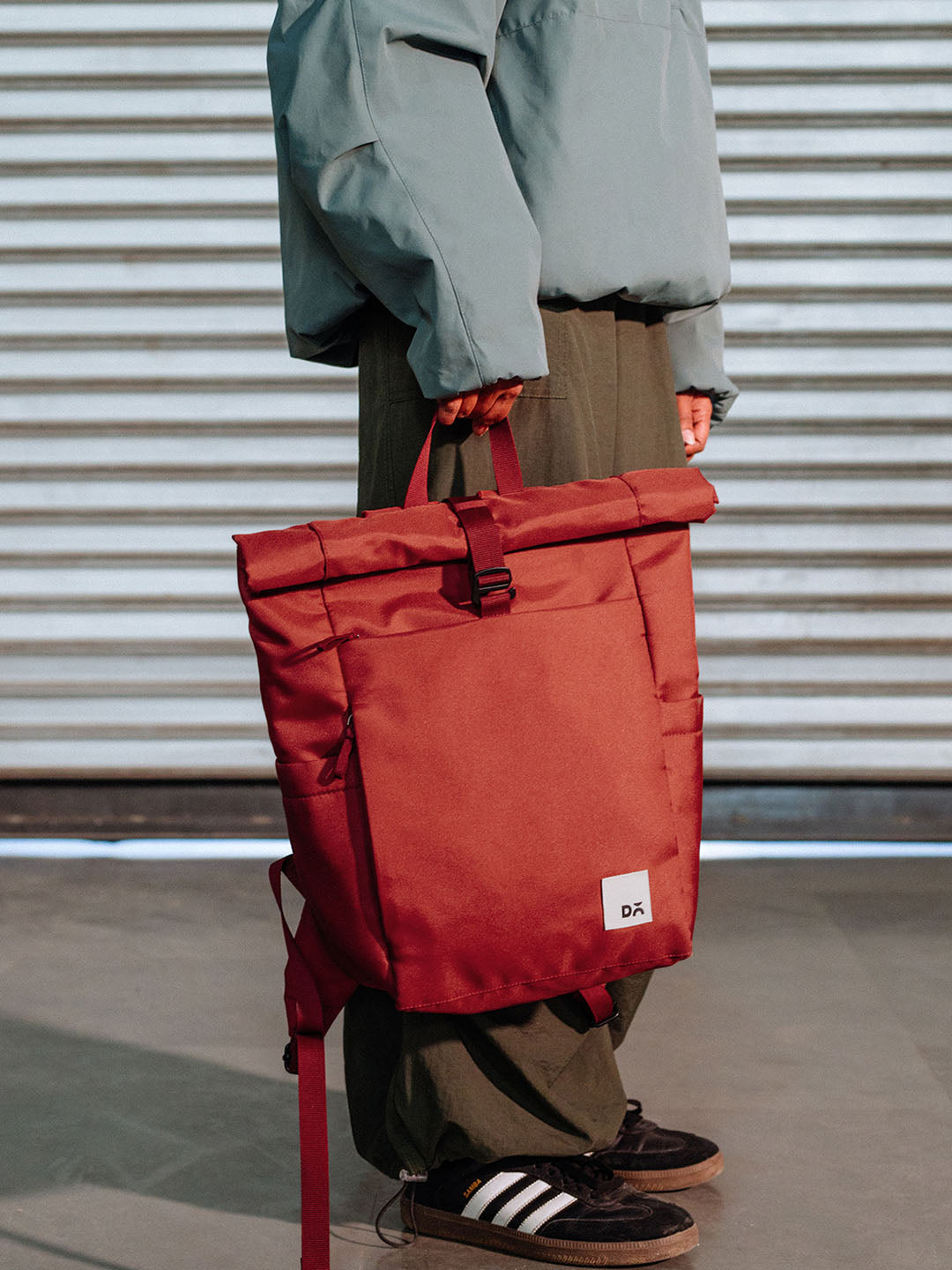Red Clay Miles Roll Top Backpack