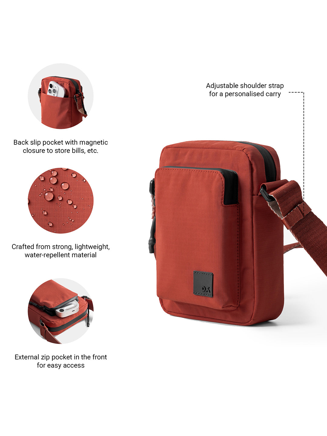 Pivot Travel Sling - Coral
