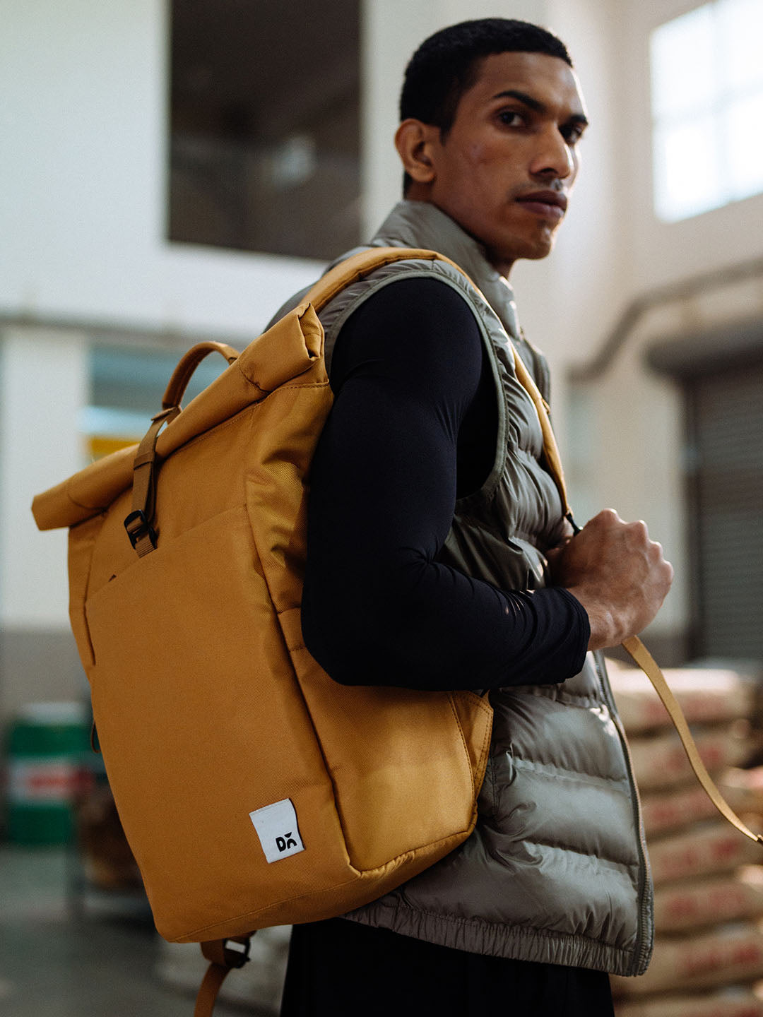 Amber Miles Roll Top Backpack