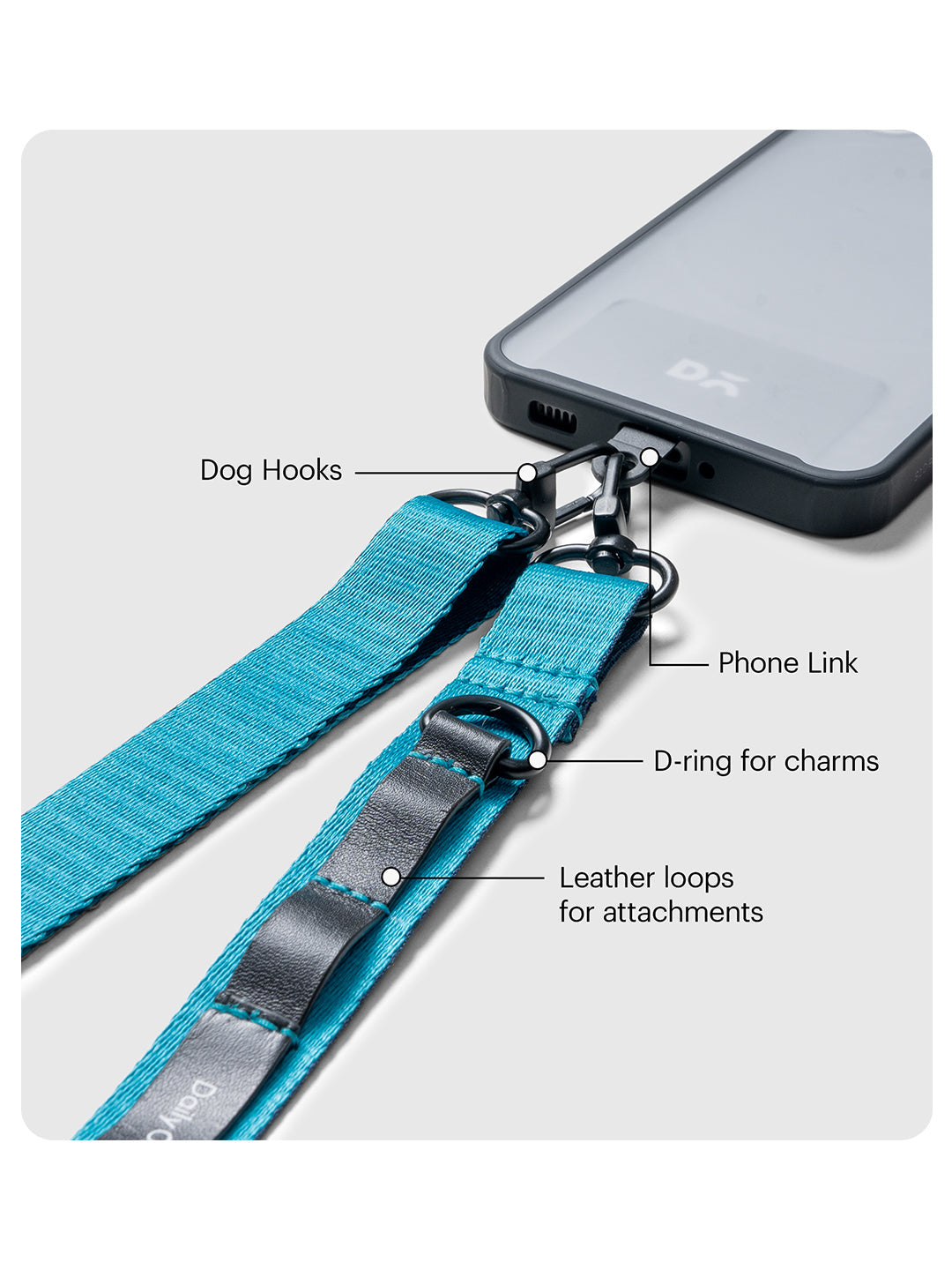 Sky Crossbody Utility Phone Lanyard - Strap