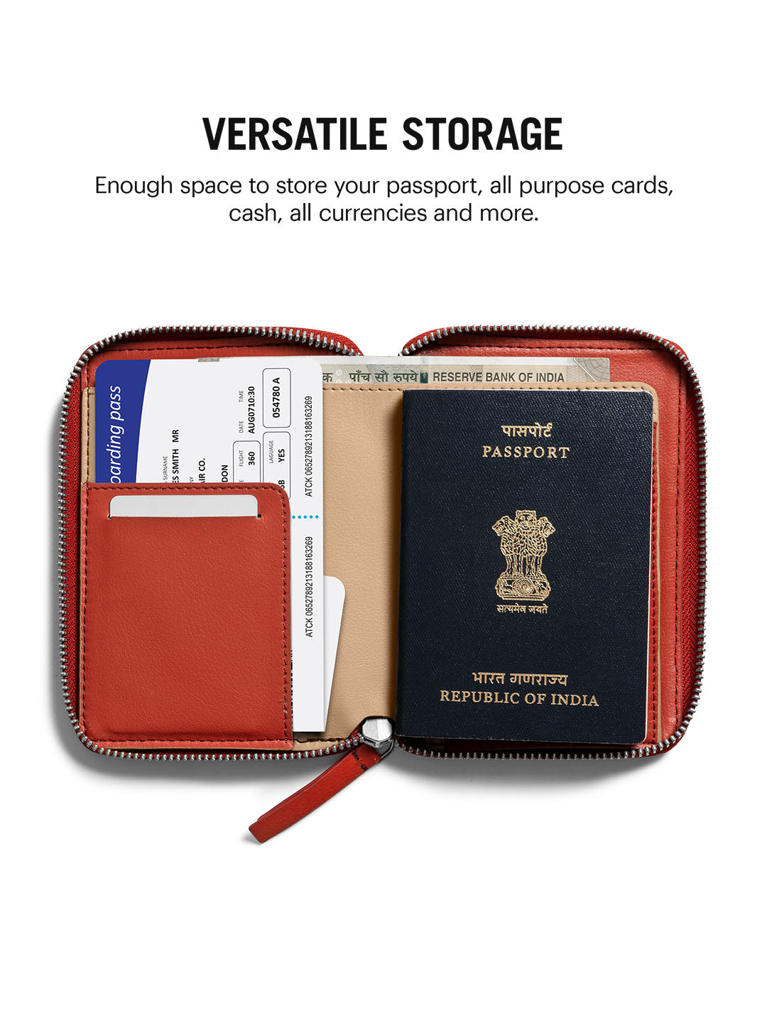 Check-in Passport Wallet - Red