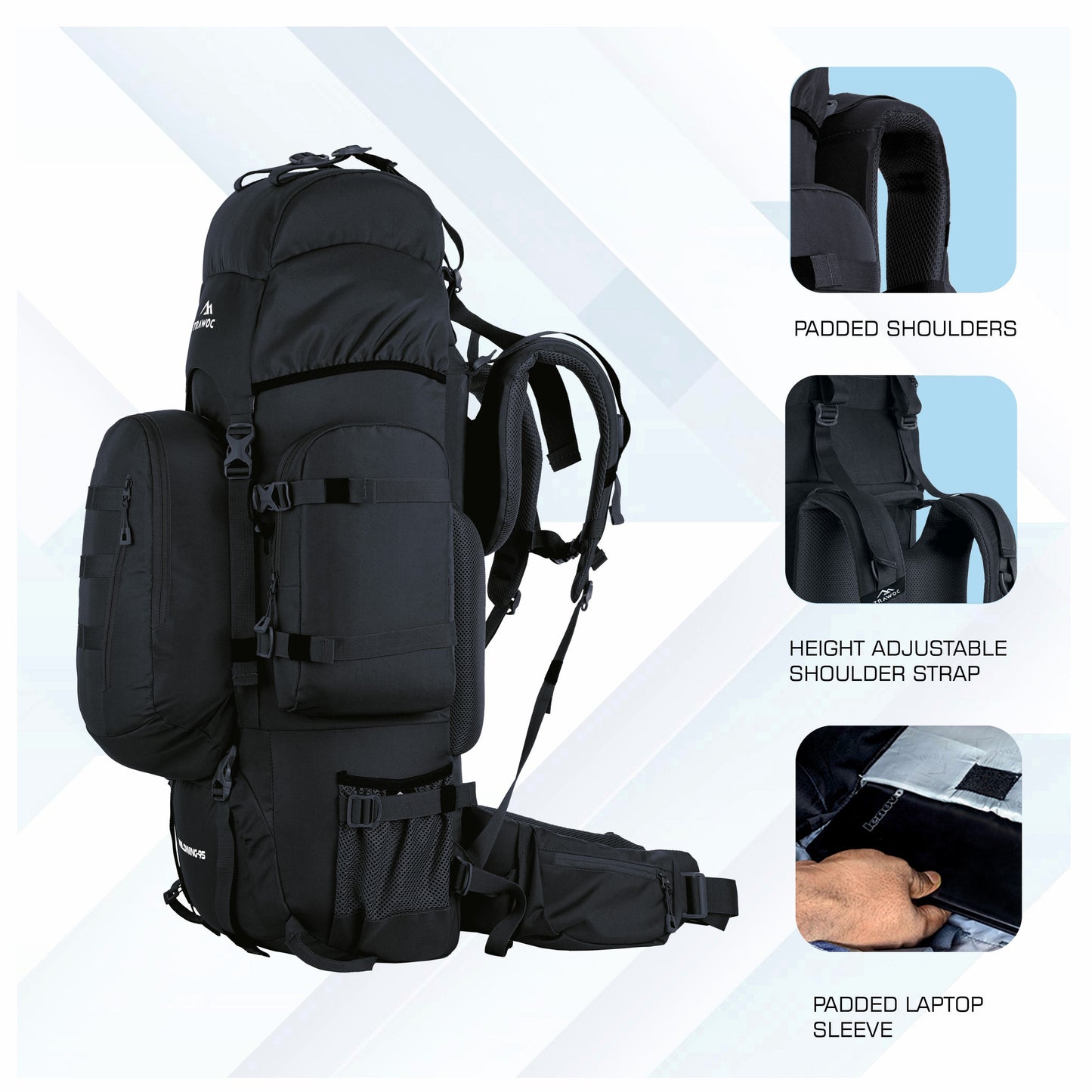 WildWing 80+15 Rucksack