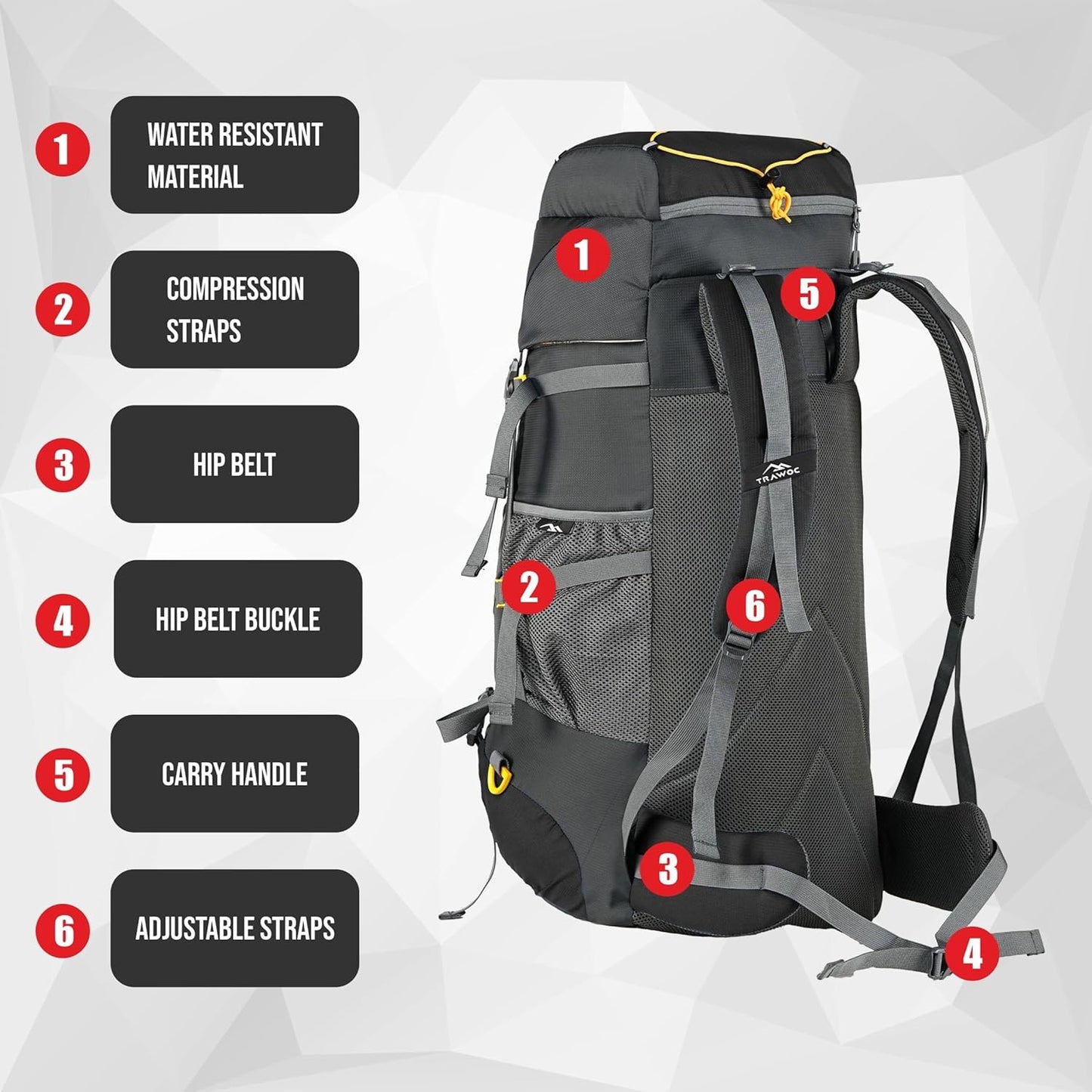 FLYSPECK 65 L Hiking Trekking Bag