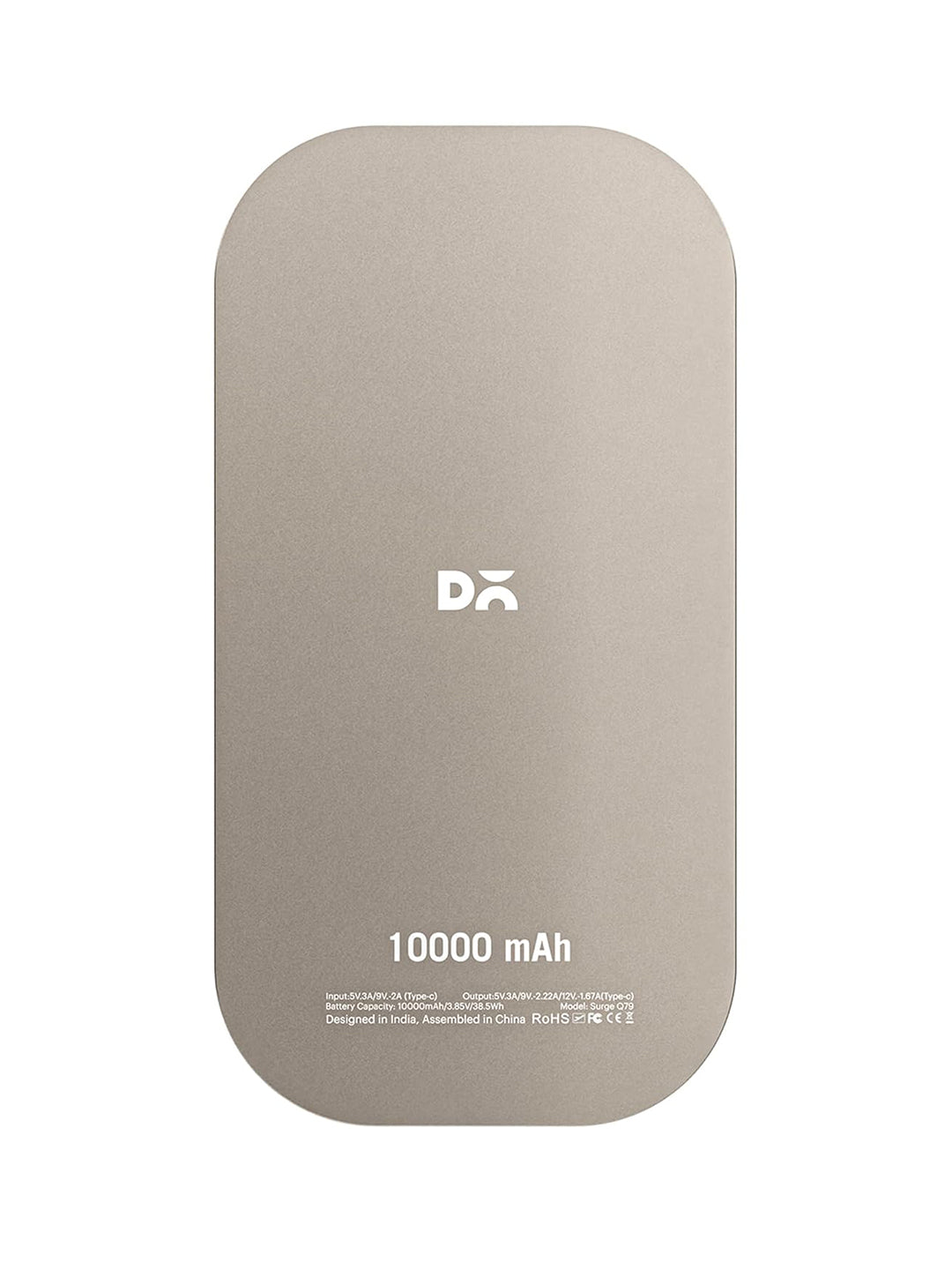Loop Universal Aluminium Power Bank 10000 mAh - Titanium