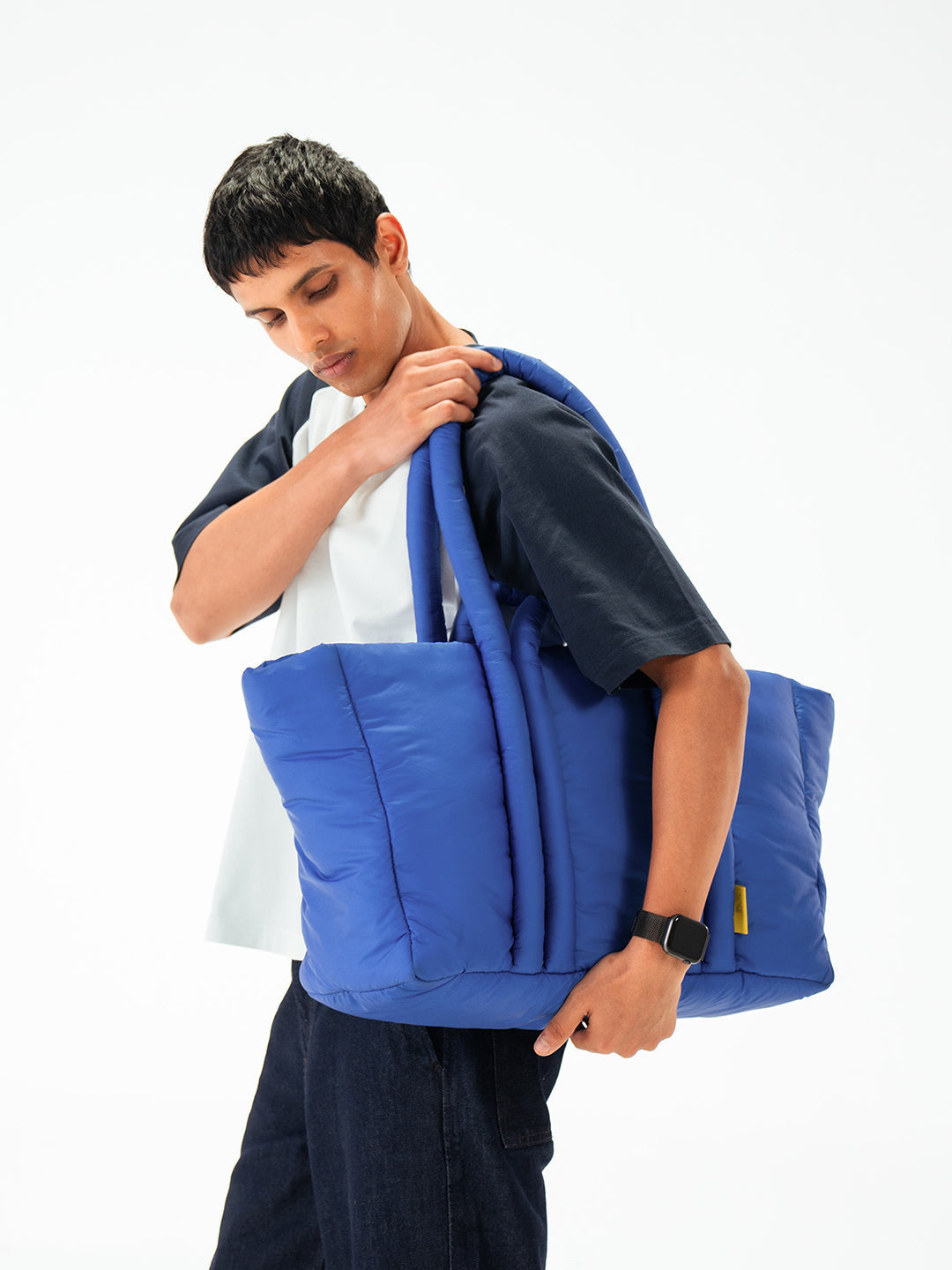 Blue Puft Oversized Tote