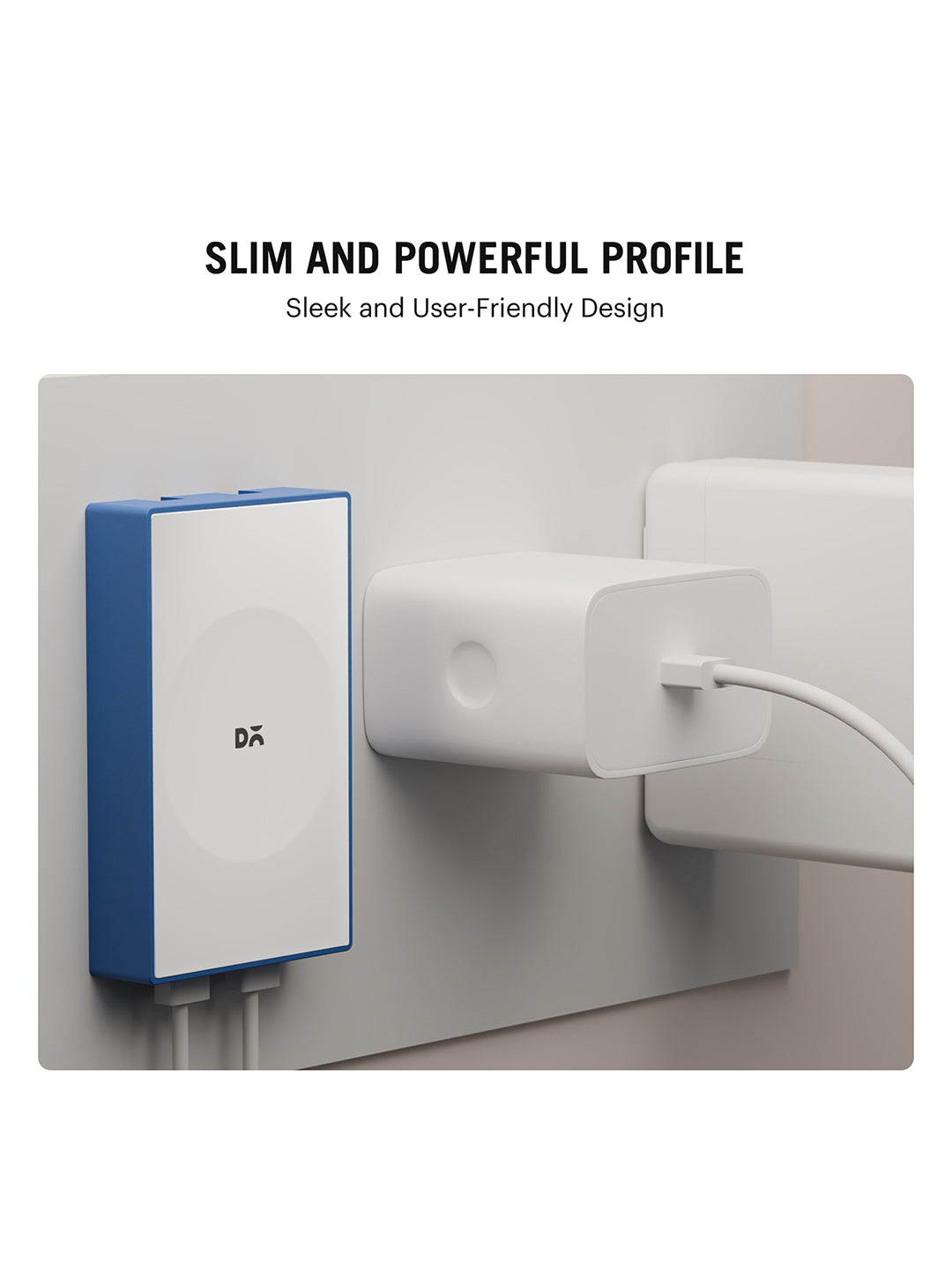 POP 45W Twin Port GaN5 Adapter - Blue
