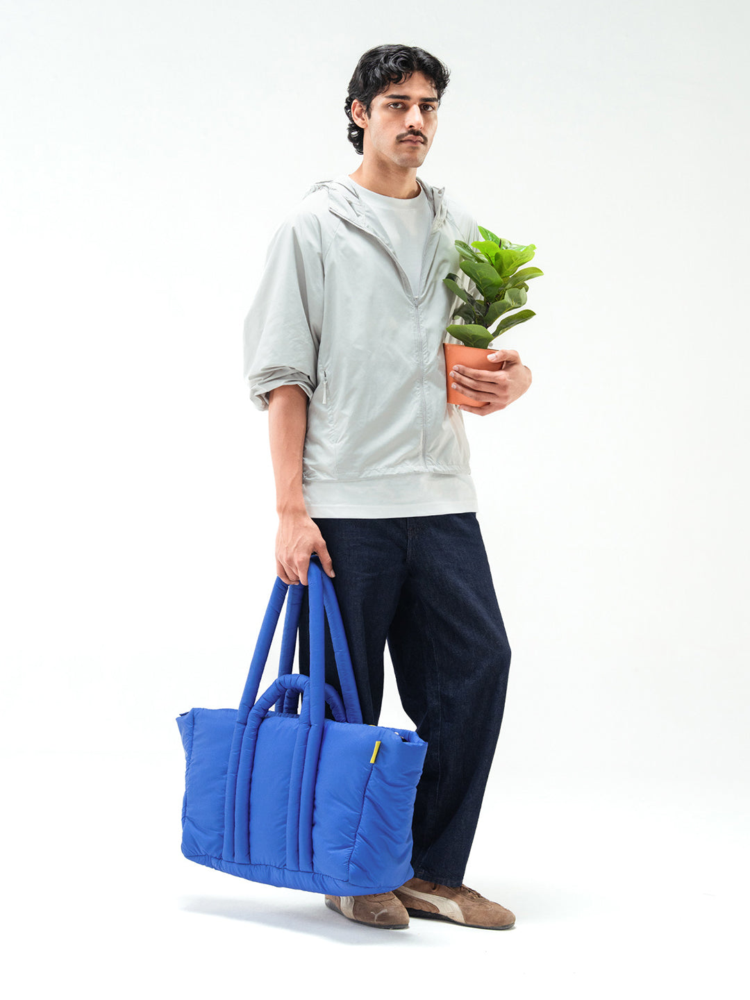 Blue Puft Oversized Tote
