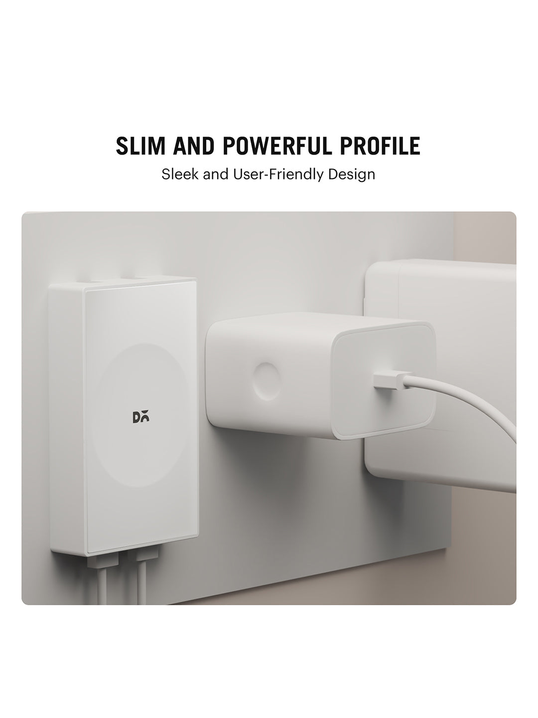 POP 45W Twin Port GaN5 Adapter - White