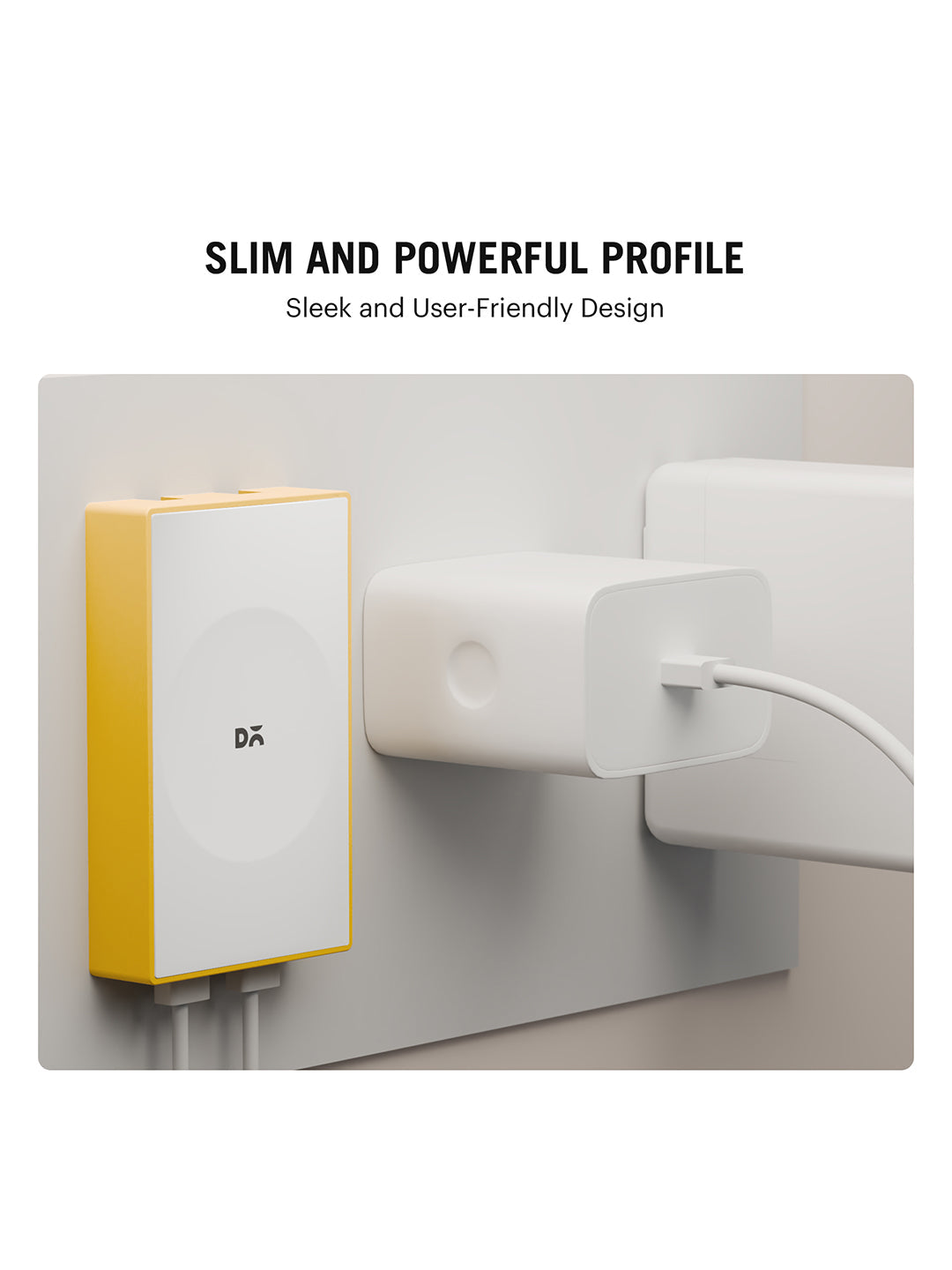 POP 45W Twin Port GaN5 Adapter - Yellow