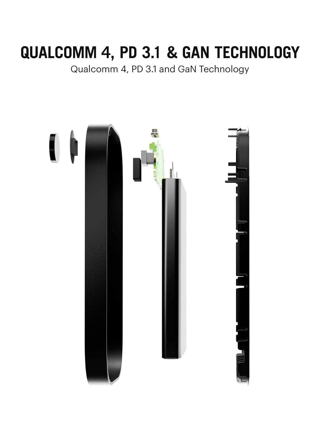 Loop Universal Aluminium Power Bank 10000 mAh - Black