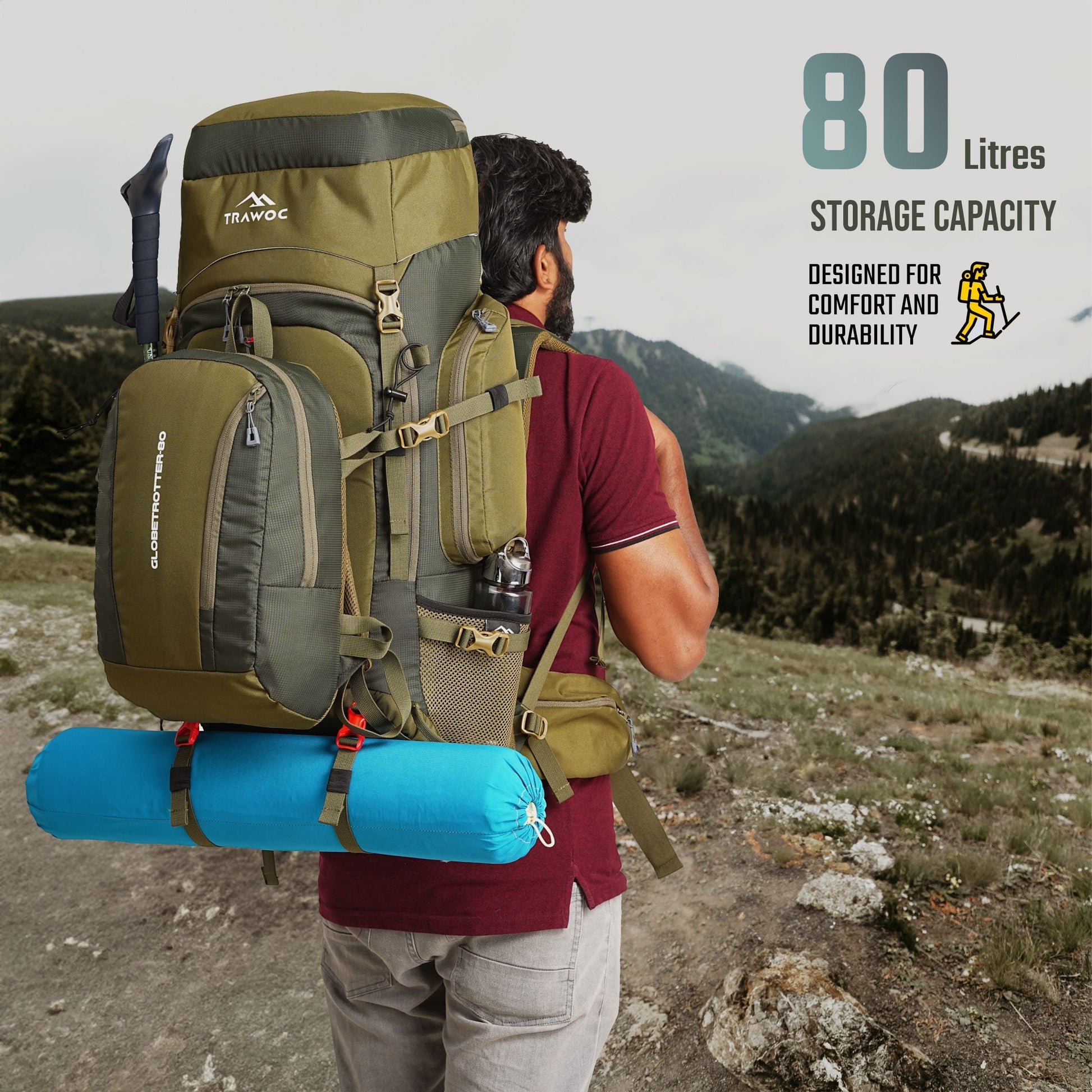 GLOBETROTTER 80L (70+10) Travel Backpack