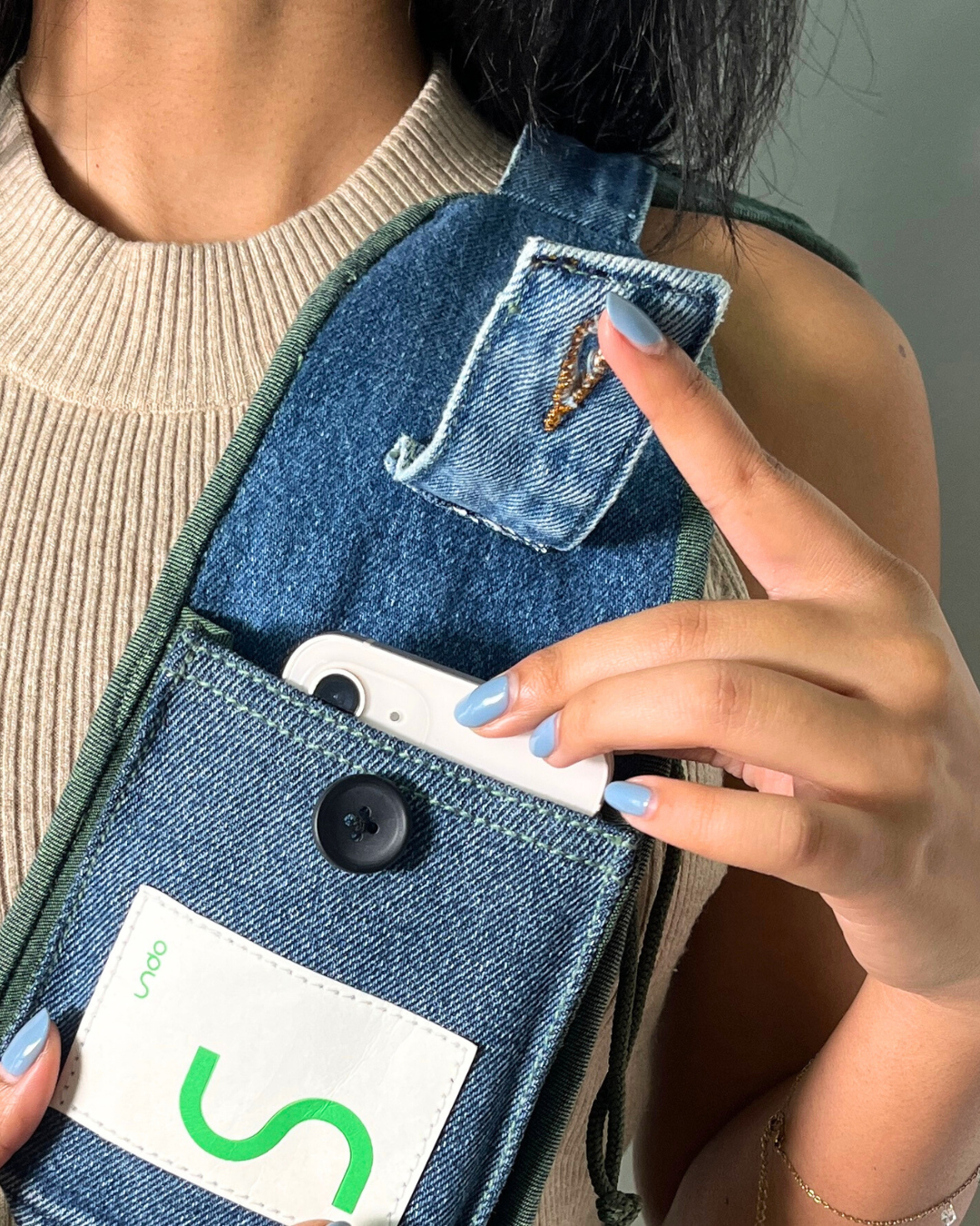 Crossbody Sling Bag with Bottle Holder