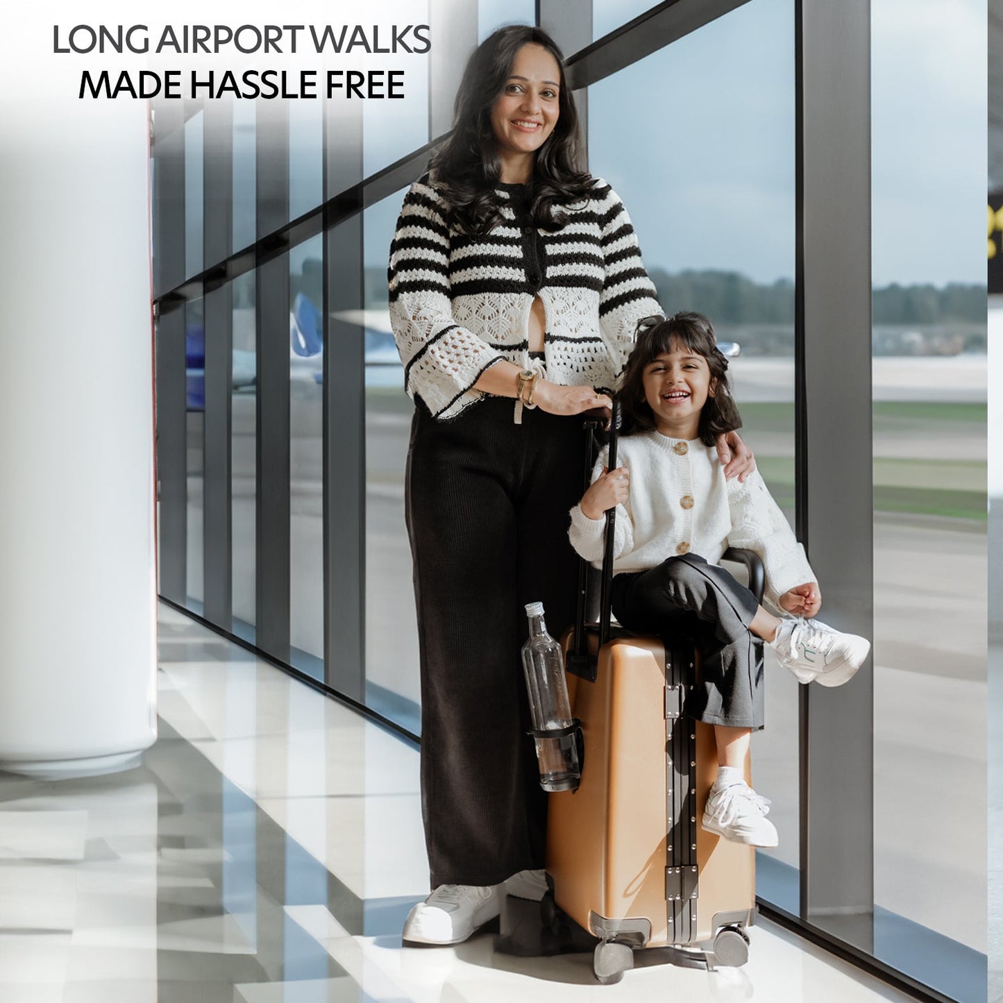 Butt Baby Sit & Go - India's First Cabin Luggage Baby Carrier - Rustic Bronze